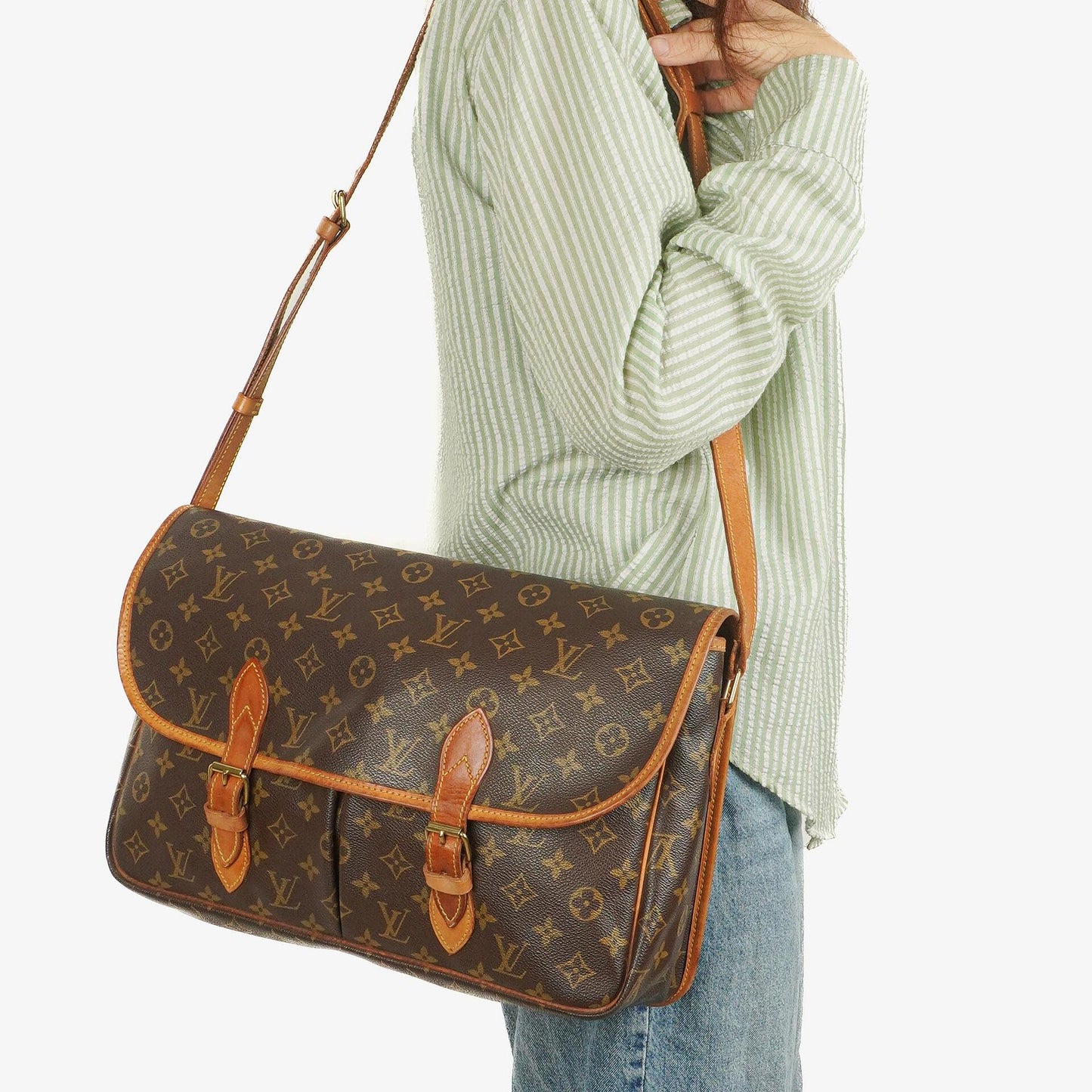 Louis Vuitton Monogram Canvas Sac Gibeciere GM