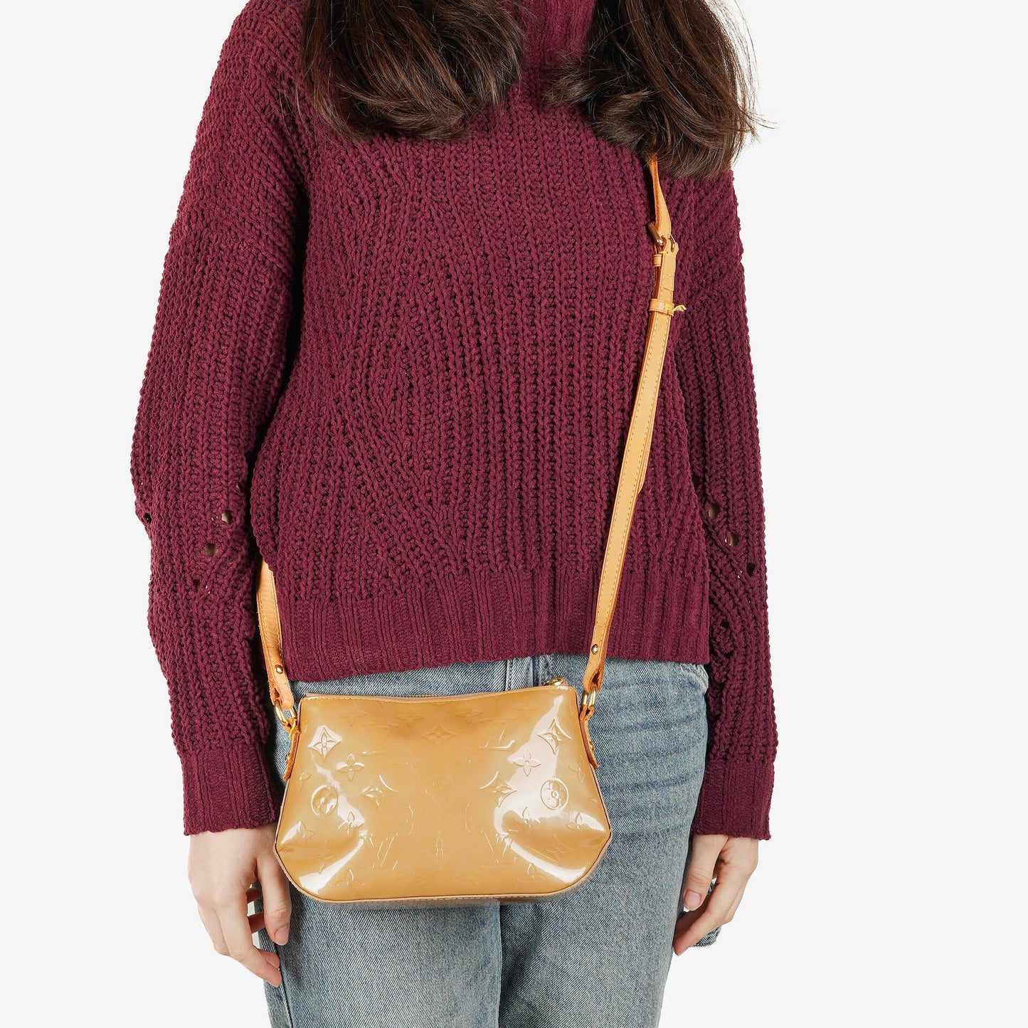 Louis Vuitton Monogram Vernis Noisette Minna Street Crossbody Bag, 2005