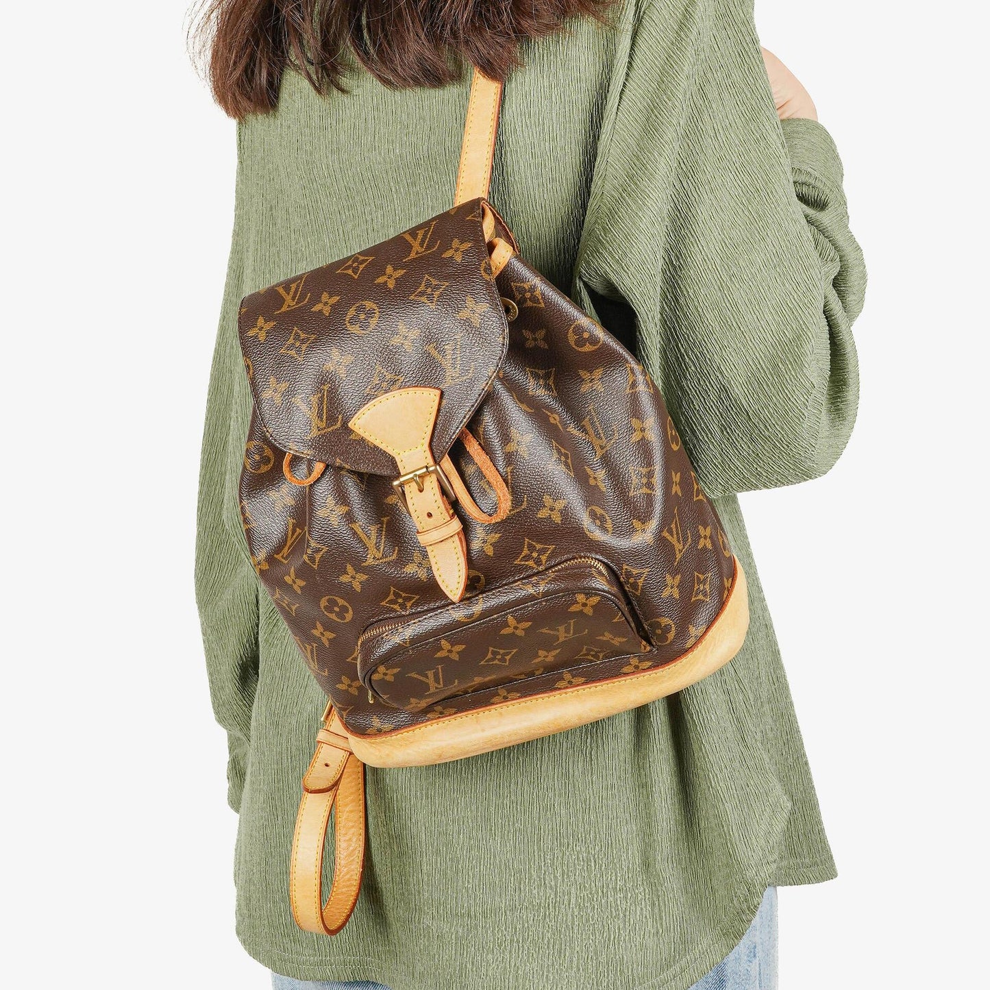 Louis Vuitton Montsouris MM Monogram Canvas Backpack