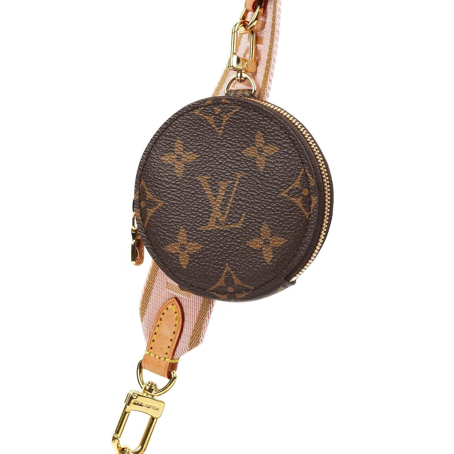 Louis Vuitton Multi Pochette Accessoires Monogram Canvas And Rose Clair Jacquard