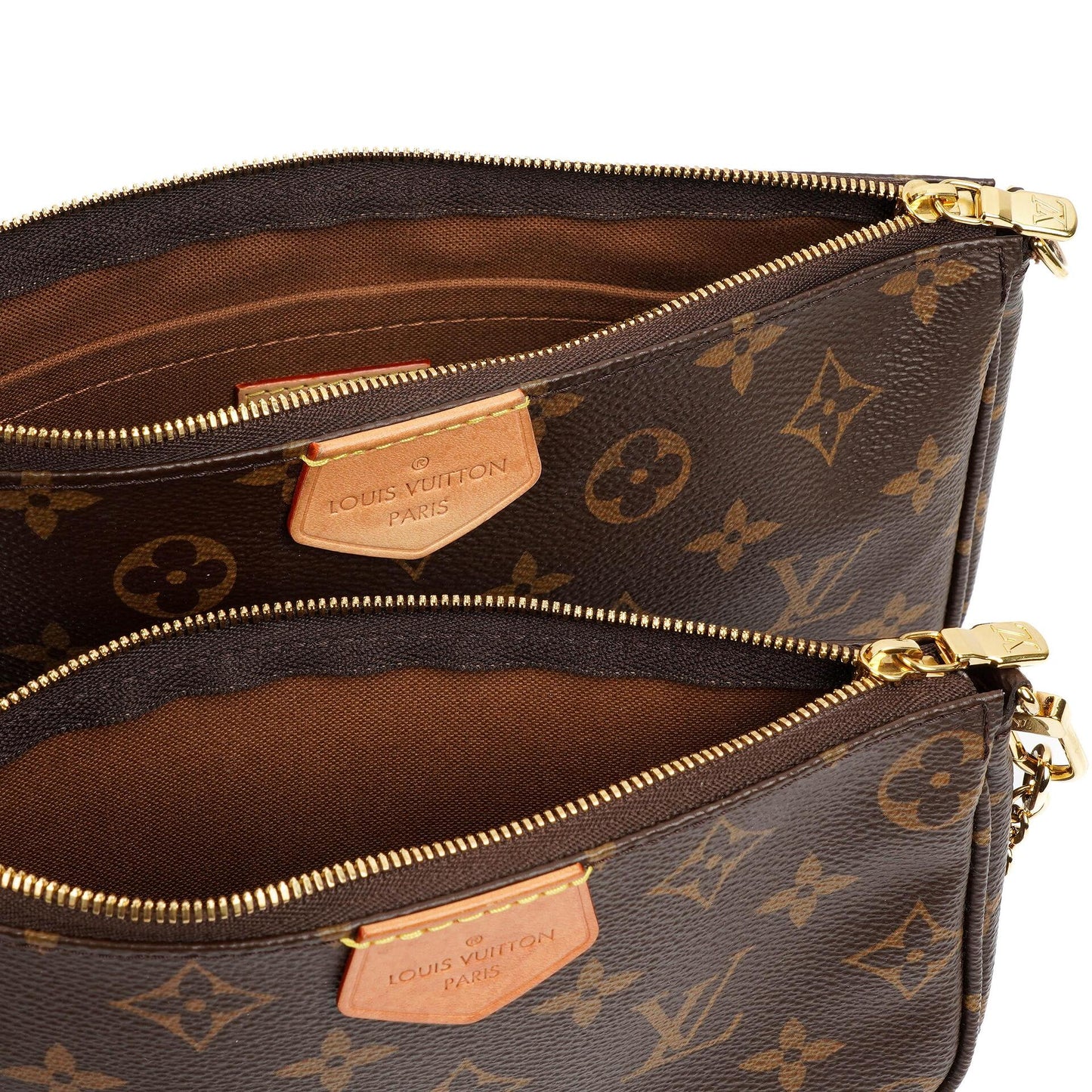 Louis Vuitton Multi Pochette Accessoires Monogram Canvas And Rose Clair Jacquard