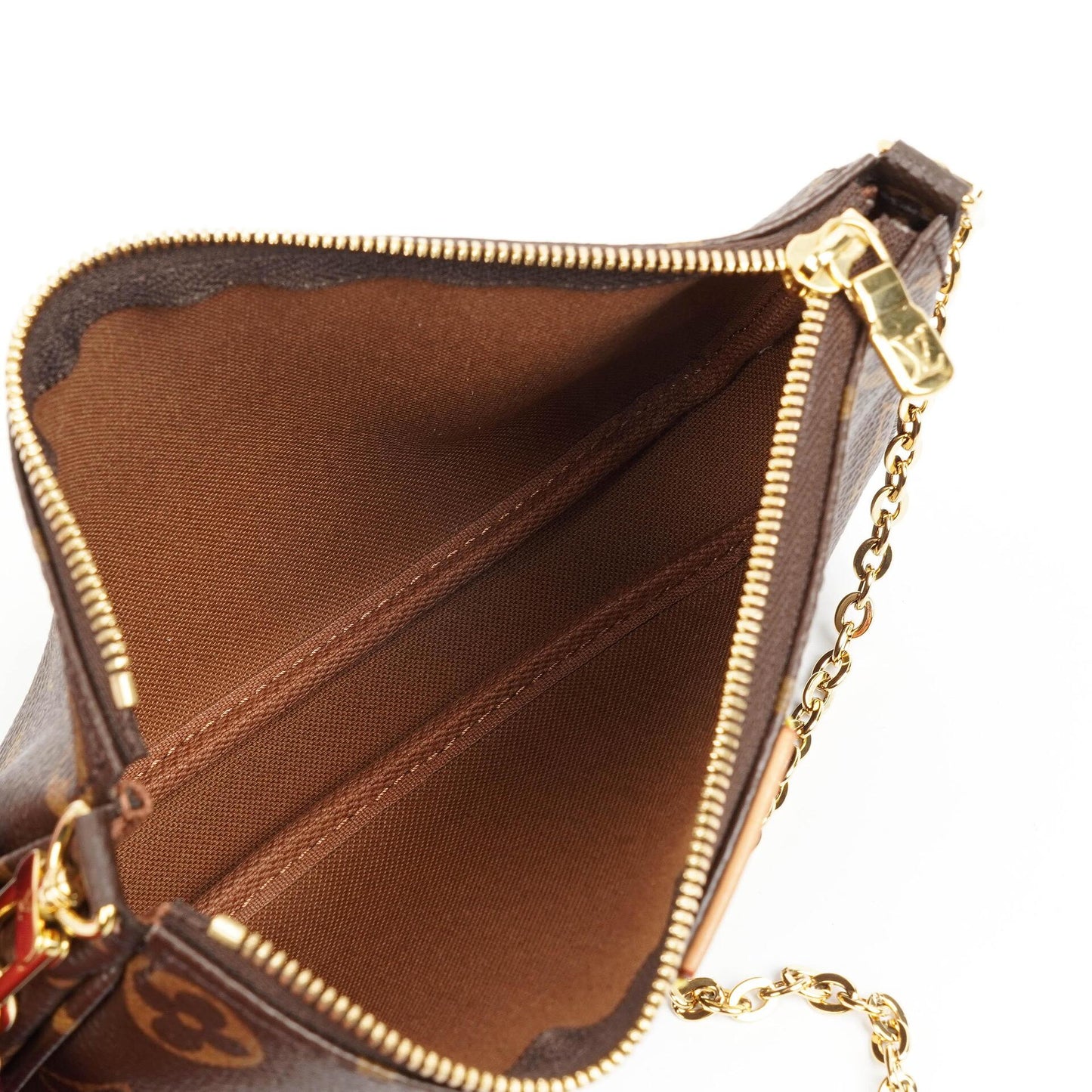 Louis Vuitton Multi Pochette Accessoires Monogram Canvas And Rose Clair Jacquard