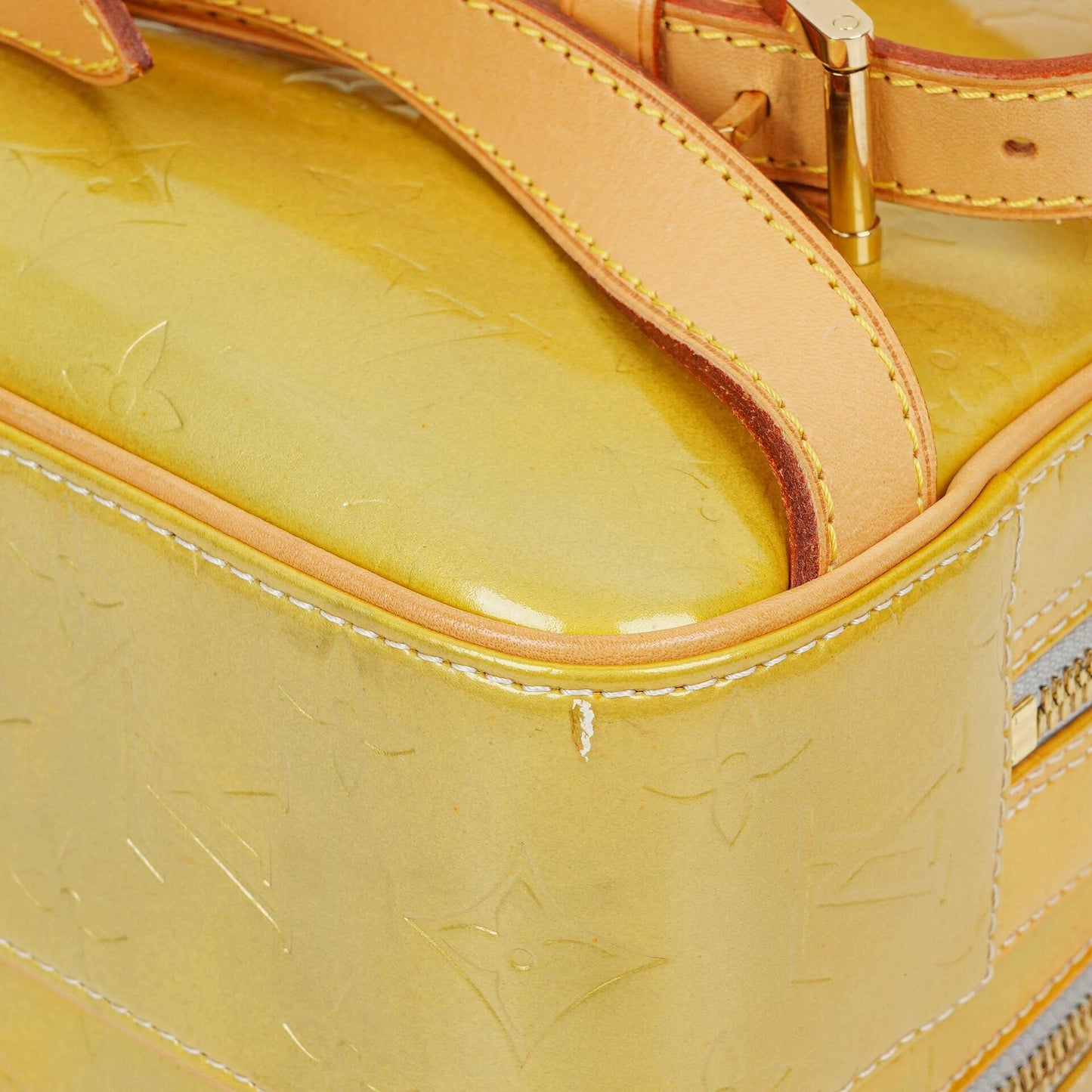 Louis Vuitton Murray Yellow Vernis Backpack