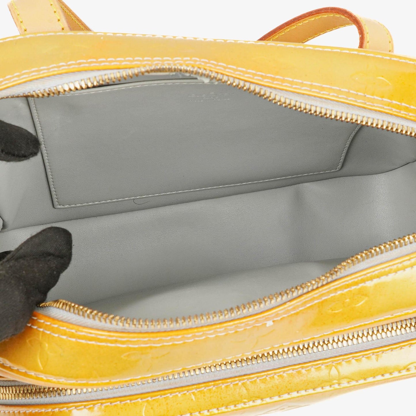 Louis Vuitton Murray Yellow Vernis Backpack