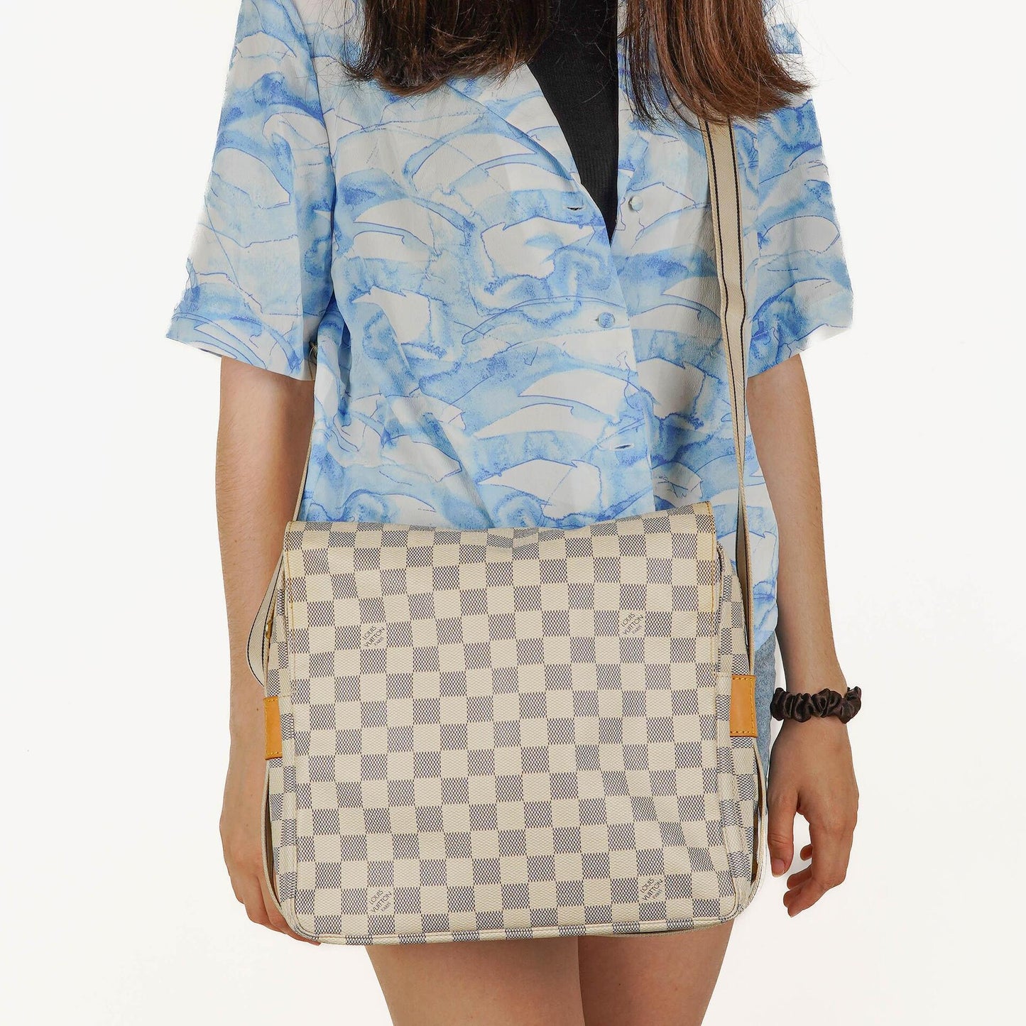 Louis Vuitton Naviglio Damier Azur Shouder Bag
