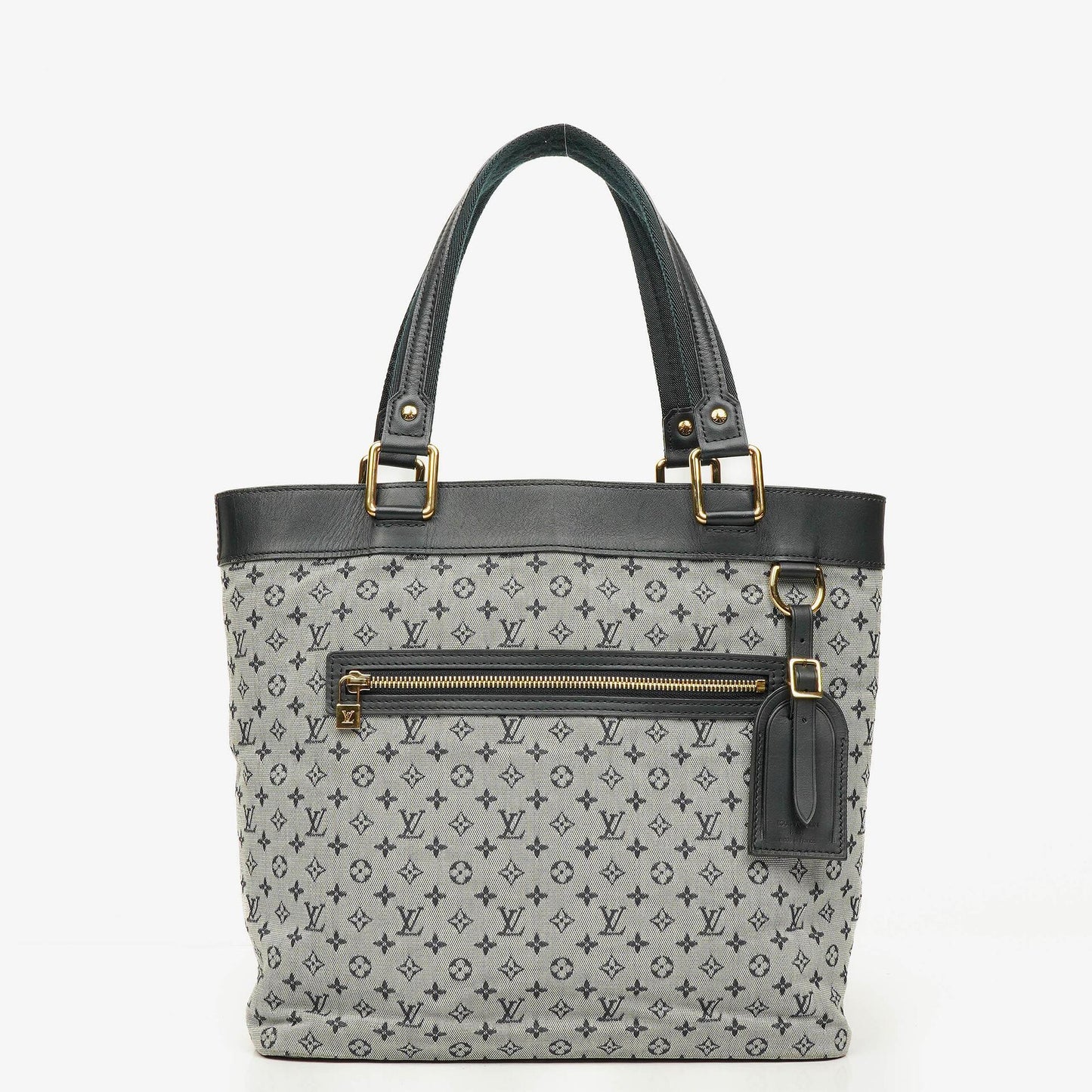 Louis Vuitton Navy Monogram Mini Lin Lucille GM Shoulder Bag