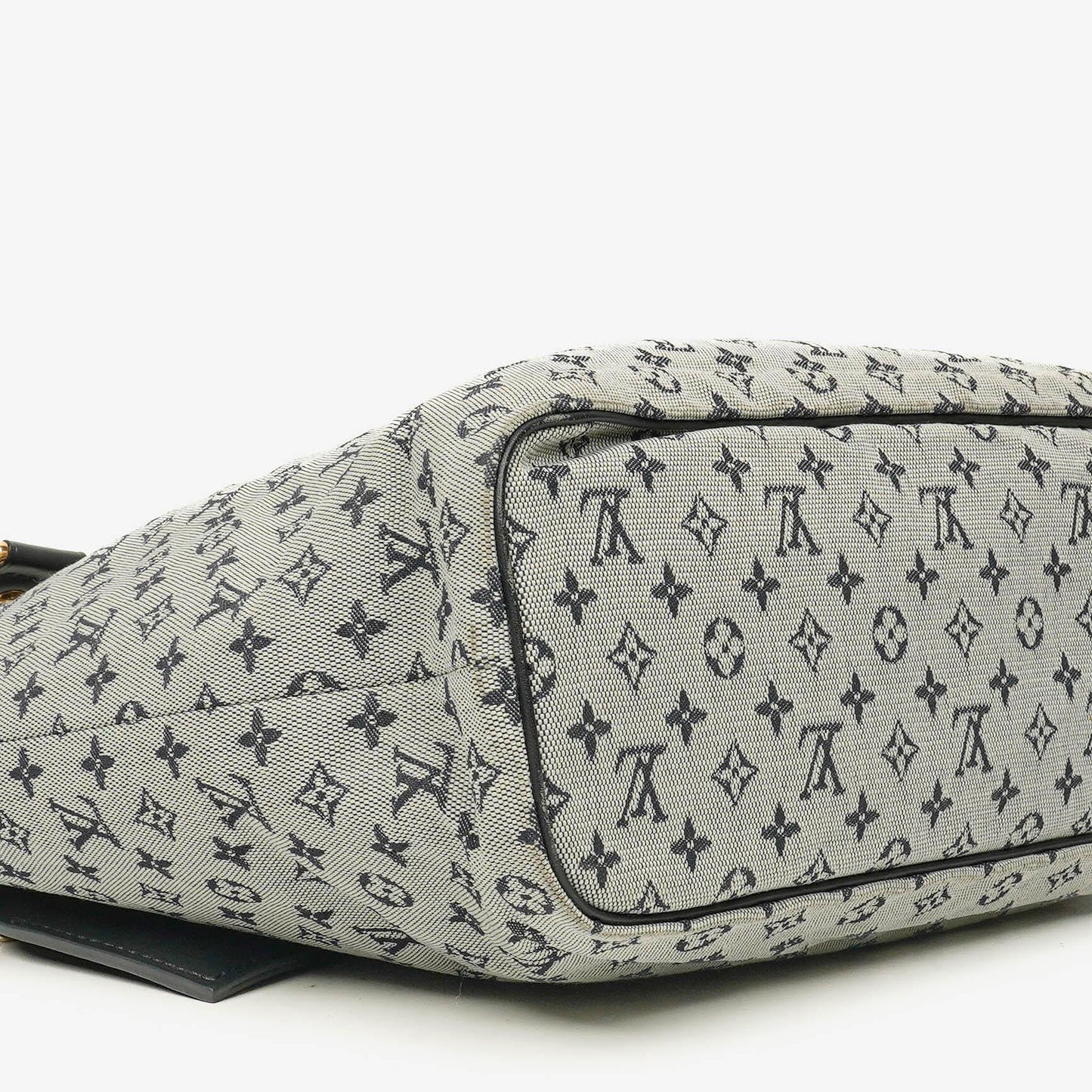 Louis Vuitton Navy Monogram Mini Lin Lucille GM Shoulder Bag