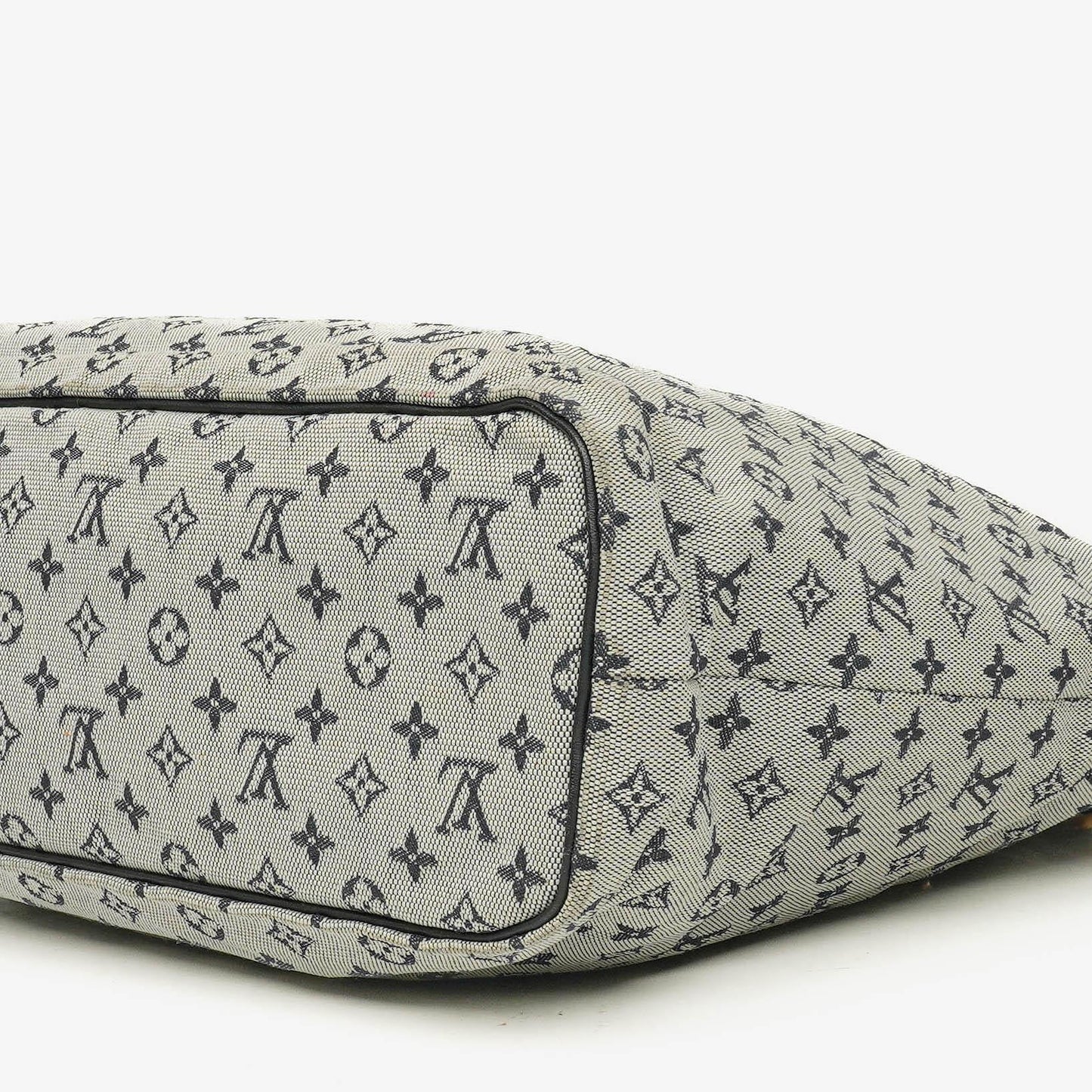 Louis Vuitton Navy Monogram Mini Lin Lucille GM Shoulder Bag