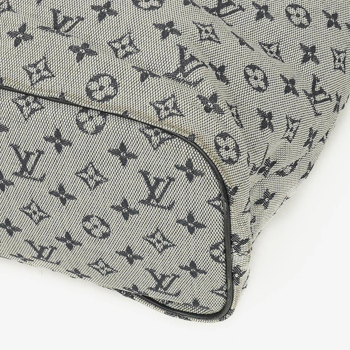 Louis Vuitton Navy Monogram Mini Lin Lucille GM Shoulder Bag