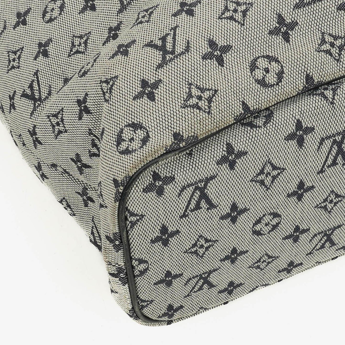 Louis Vuitton Navy Monogram Mini Lin Lucille GM Shoulder Bag