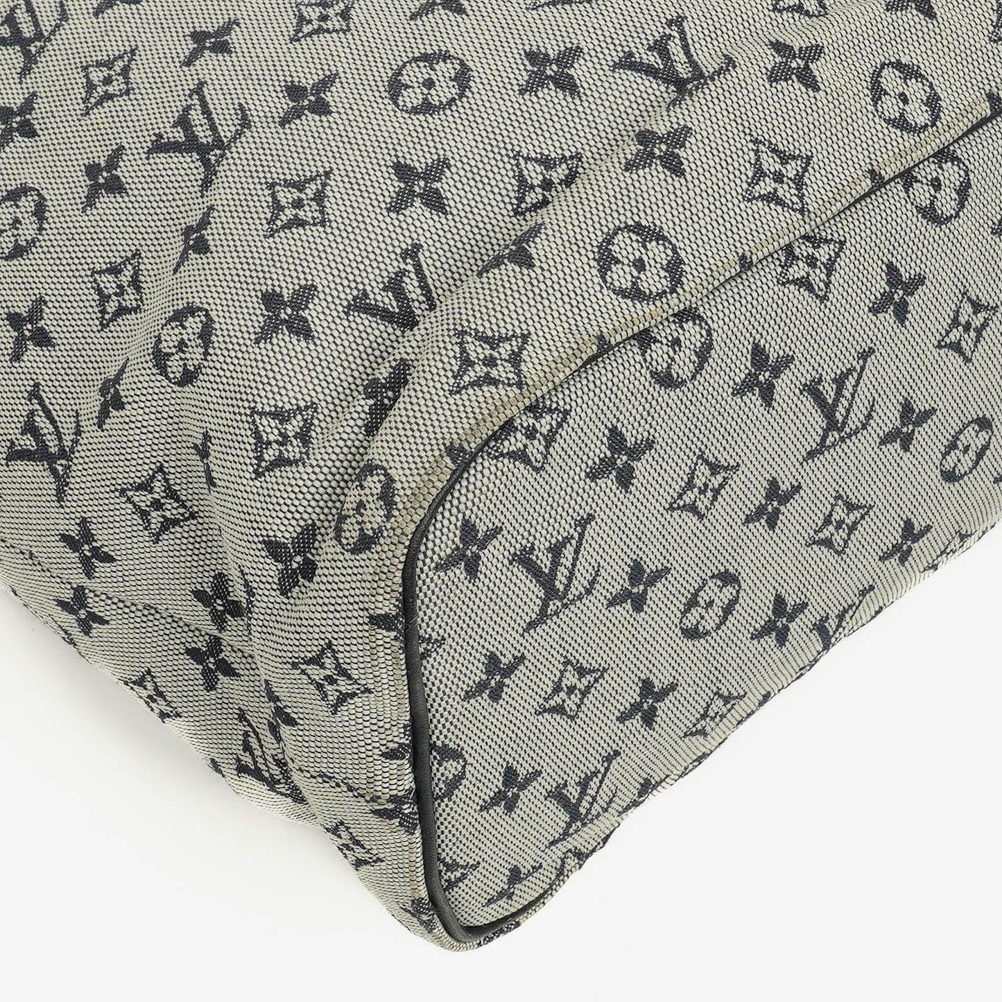 Louis Vuitton Navy Monogram Mini Lin Lucille GM Shoulder Bag