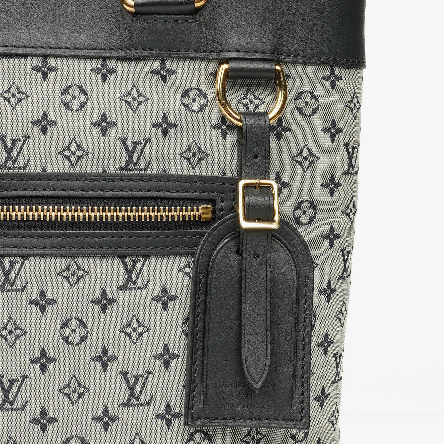 Louis Vuitton Navy Monogram Mini Lin Lucille GM Shoulder Bag