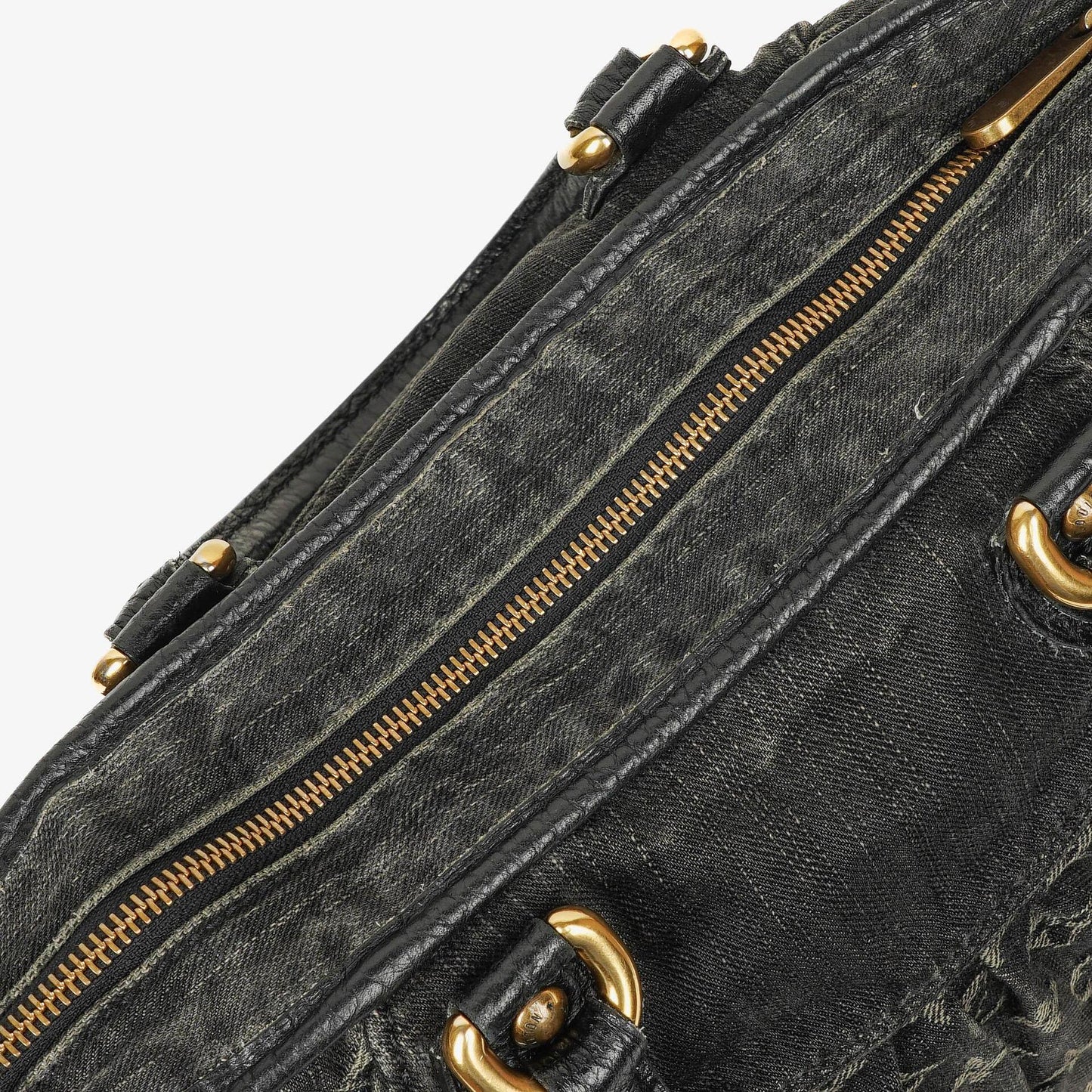 Louis Vuitton Neo Cabby GM Monogram Denim Bag Black