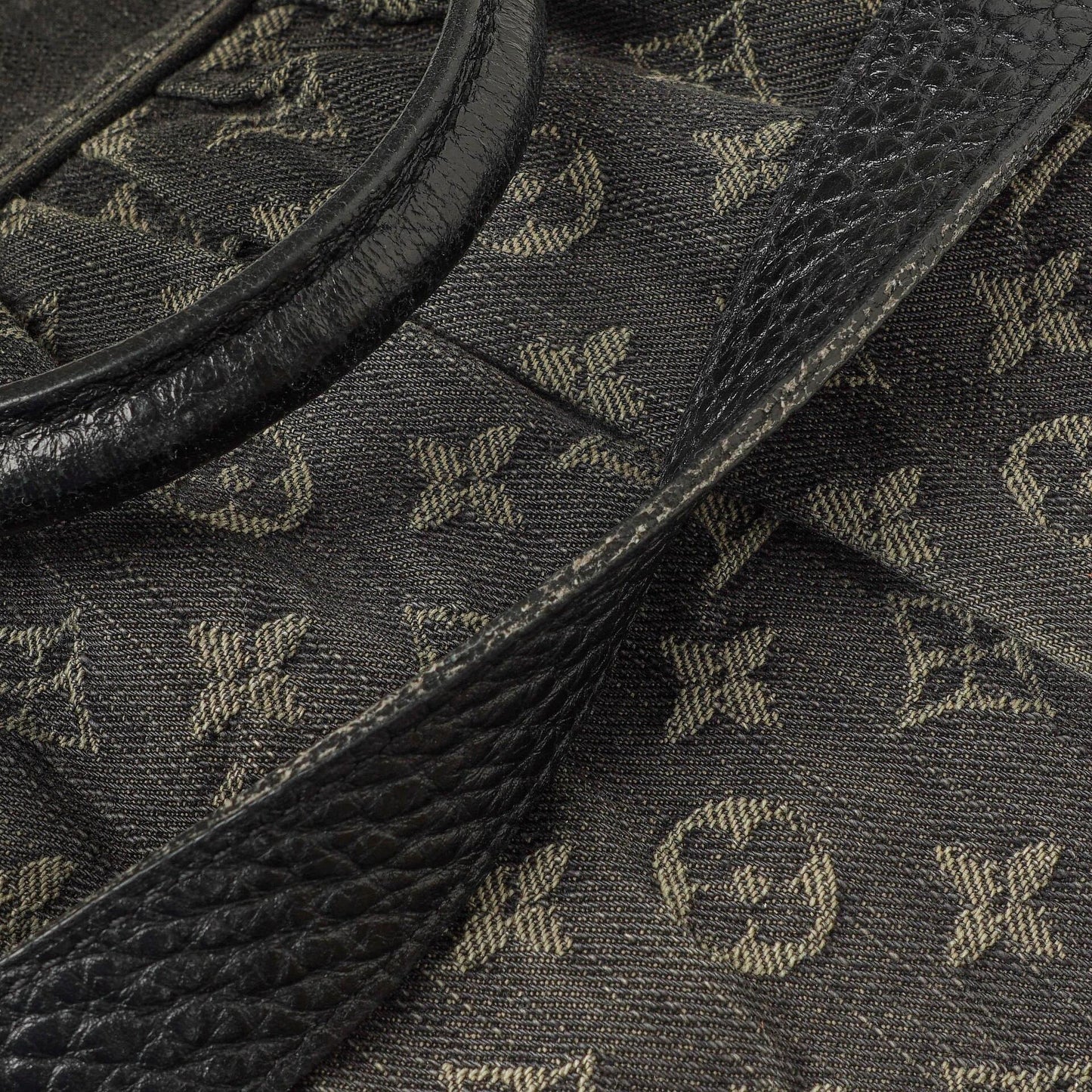 Louis Vuitton Neo Cabby GM Monogram Denim Bag Black