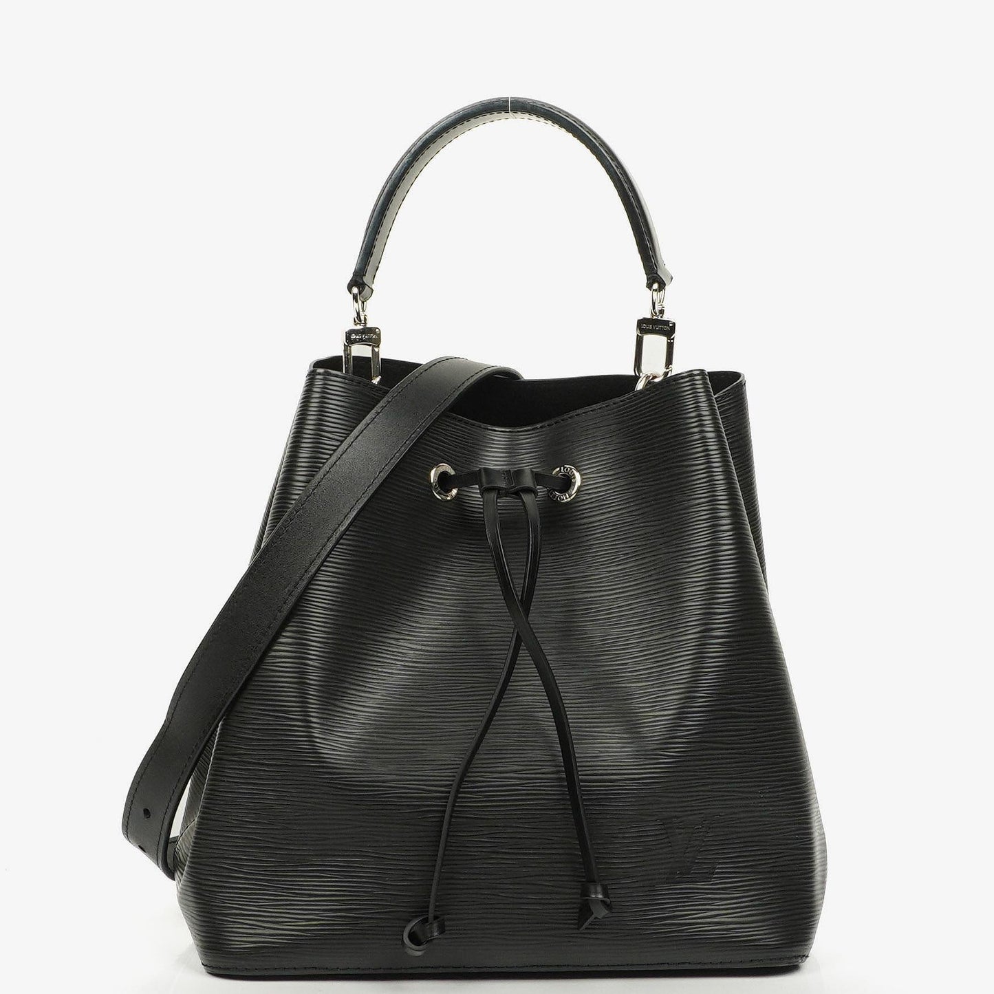 Louis Vuitton NéoNoé EPI Black Noir Drawstring Bucket Bag, 2020