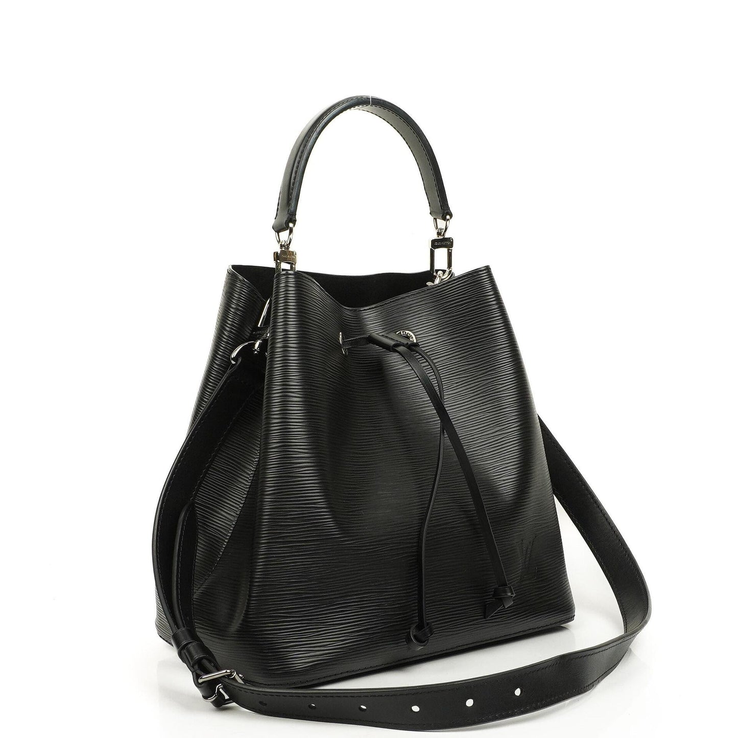 Louis Vuitton NéoNoé EPI Black Noir Drawstring Bucket Bag, 2020