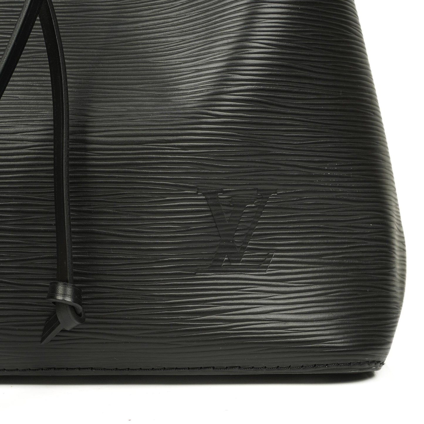 Louis Vuitton NéoNoé EPI Black Noir Drawstring Bucket Bag, 2020