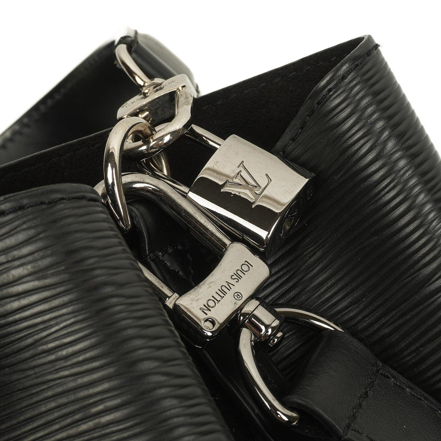 Louis Vuitton NéoNoé EPI Black Noir Drawstring Bucket Bag, 2020