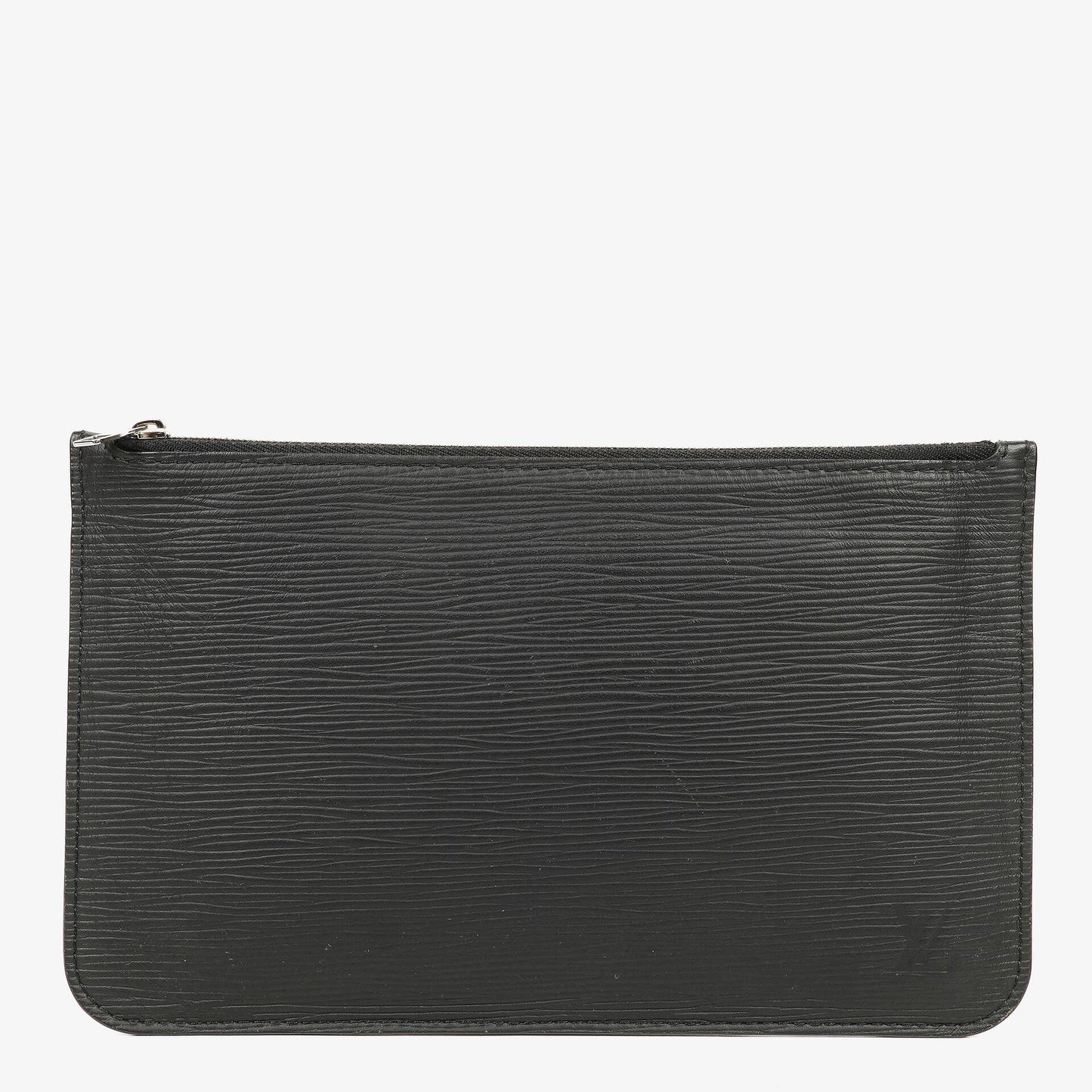 Louis Vuitton Neverfull Black Epi Leather Zippered Clutch Pouch