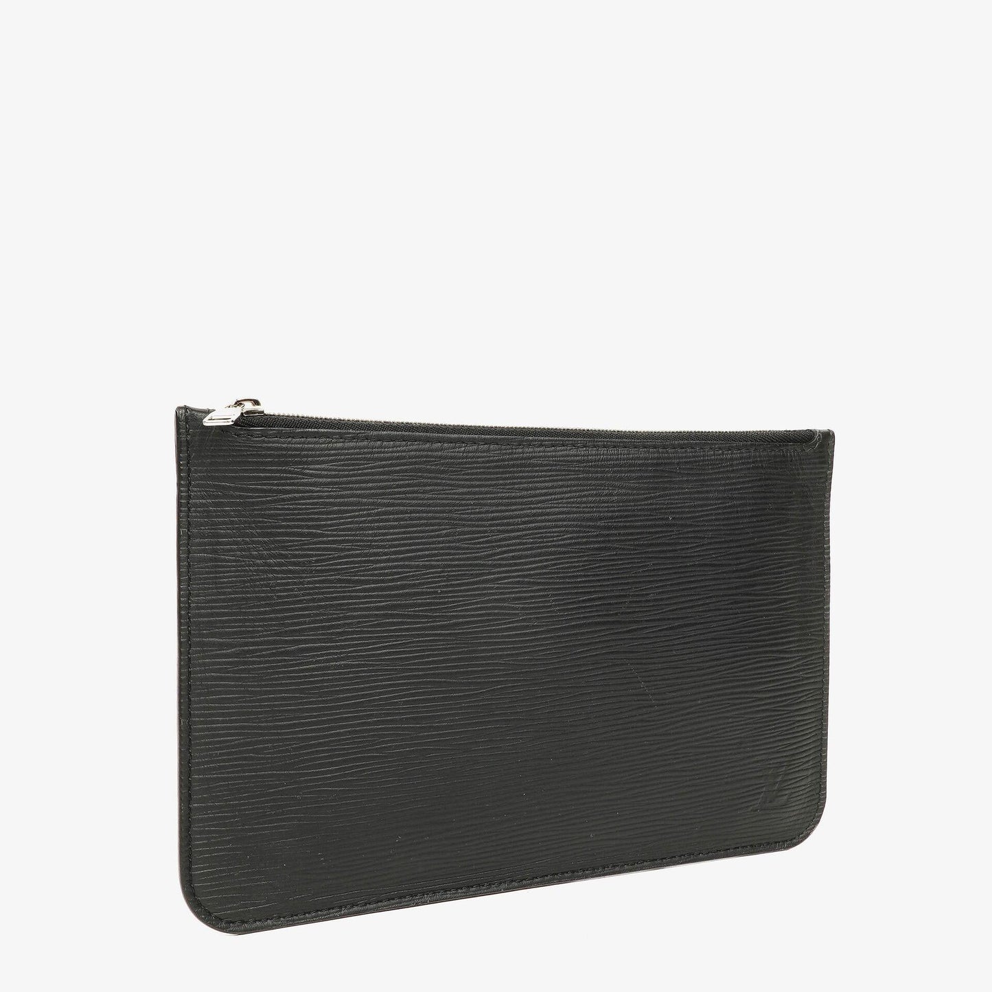 Louis Vuitton Neverfull Black Epi Leather Zippered Clutch Pouch