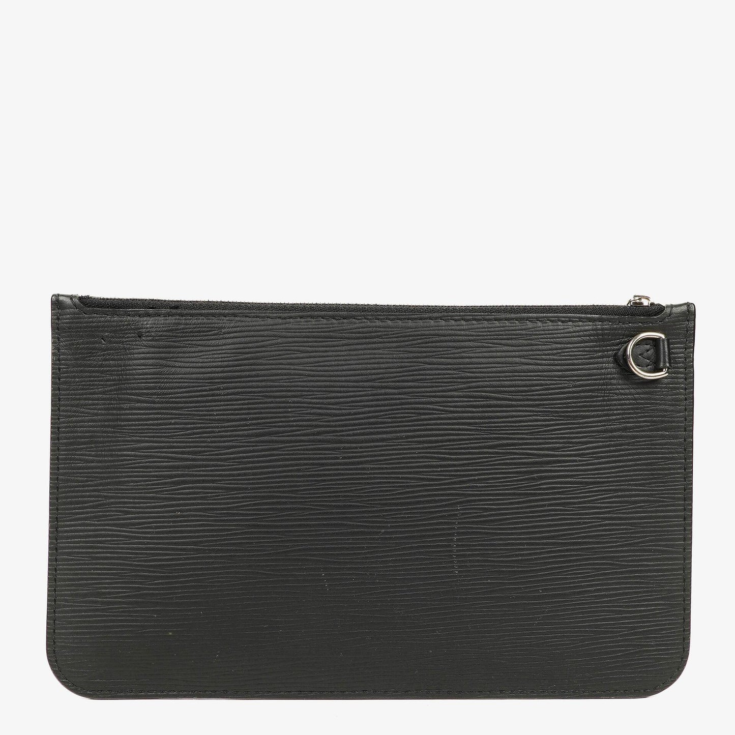 Louis Vuitton Neverfull Black Epi Leather Zippered Clutch Pouch