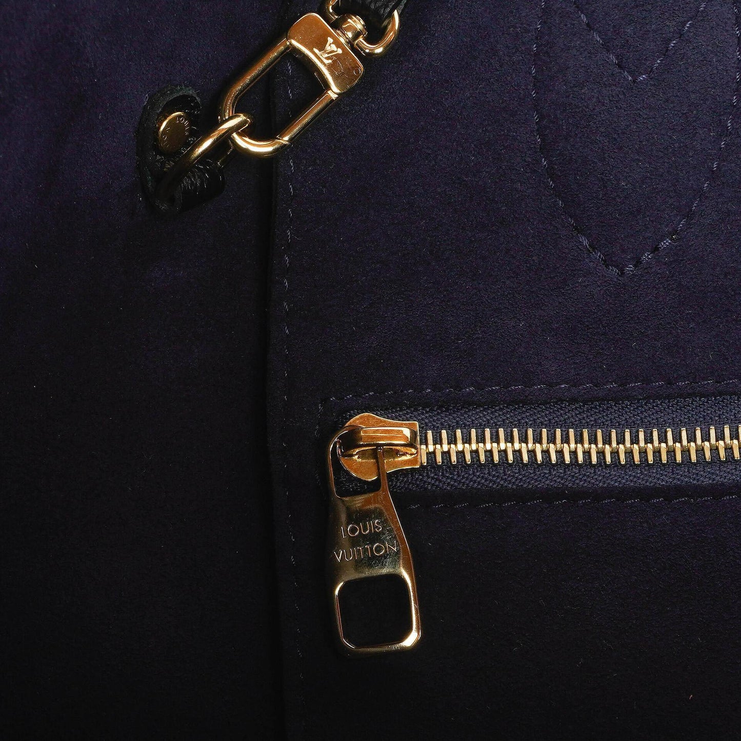 Louis Vuitton Neverfull MM Black Empreinte Leather Tote Bag