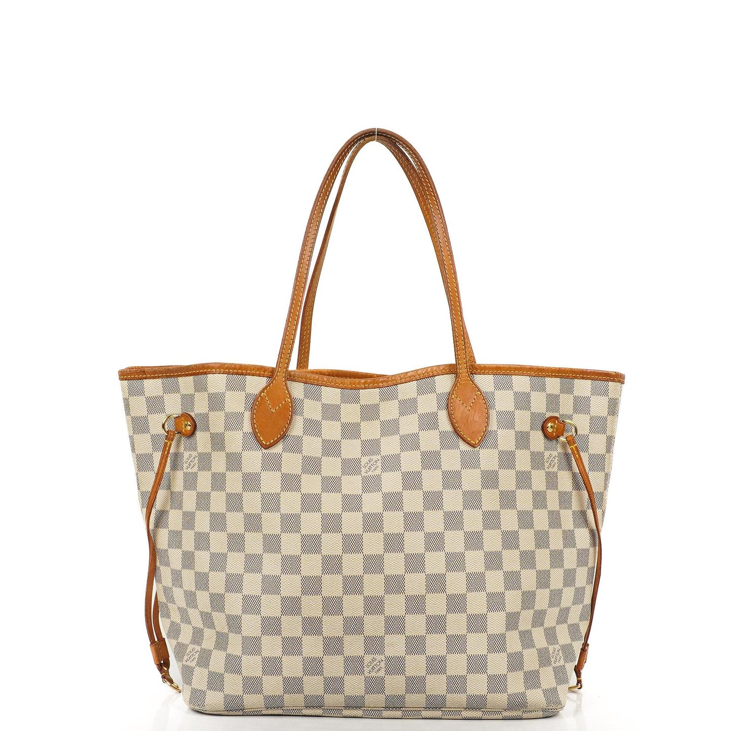 Louis Vuitton Neverfull MM Damier Azur Coated Canvas Tote Bag