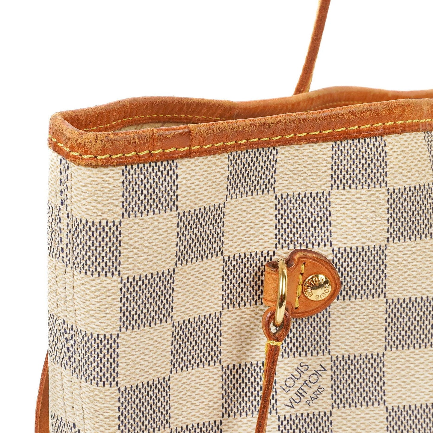 Louis Vuitton Neverfull MM Damier Azur Coated Canvas Tote Bag