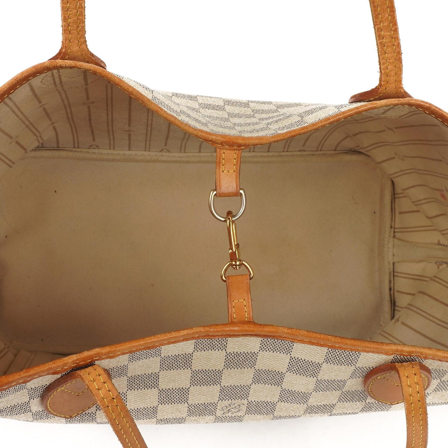 Louis Vuitton Neverfull MM Damier Azur Coated Canvas Tote Bag