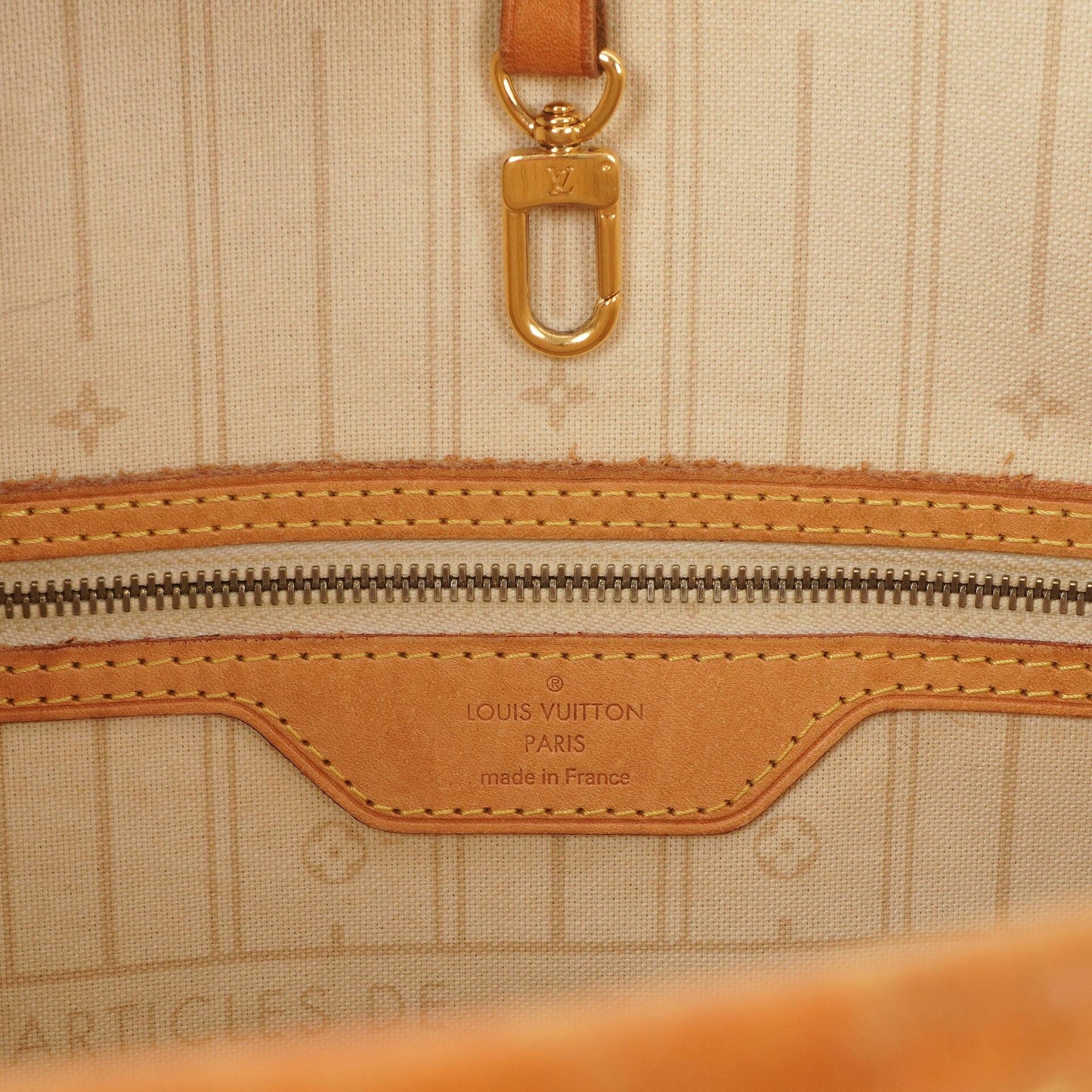Louis Vuitton Neverfull MM Damier Azur Coated Canvas Tote Bag