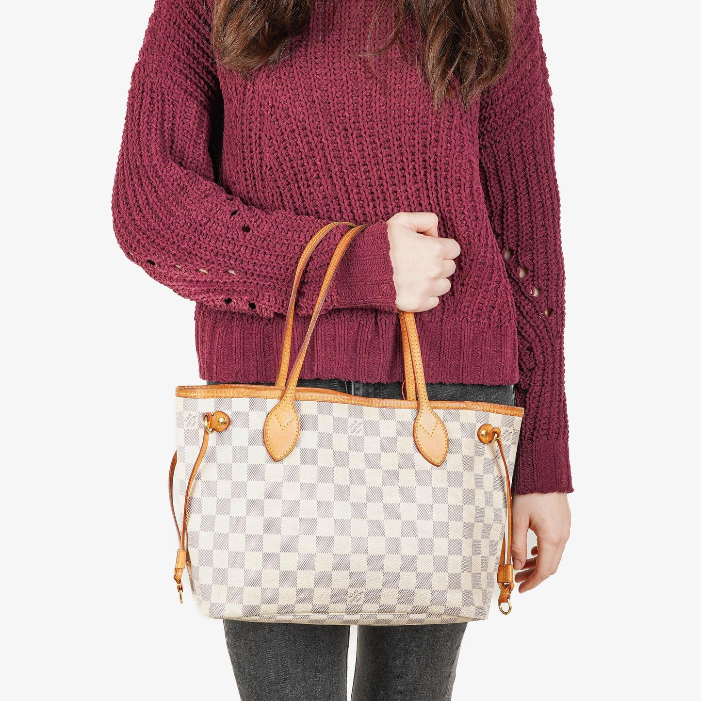 Louis Vuitton Neverfull PM Damier Azur Canvas Tote Bag, 2011