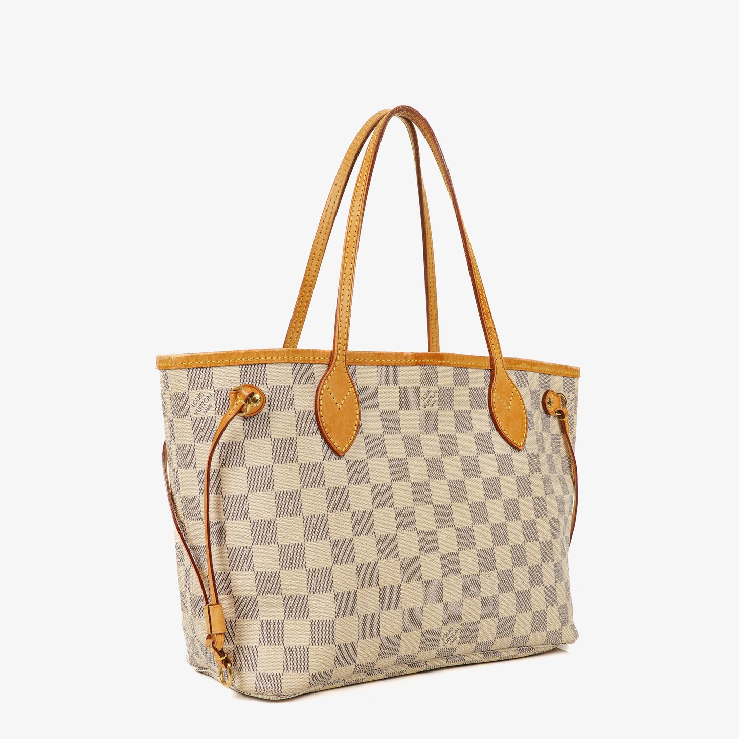 Louis Vuitton Neverfull PM Damier Azur Canvas Tote Bag