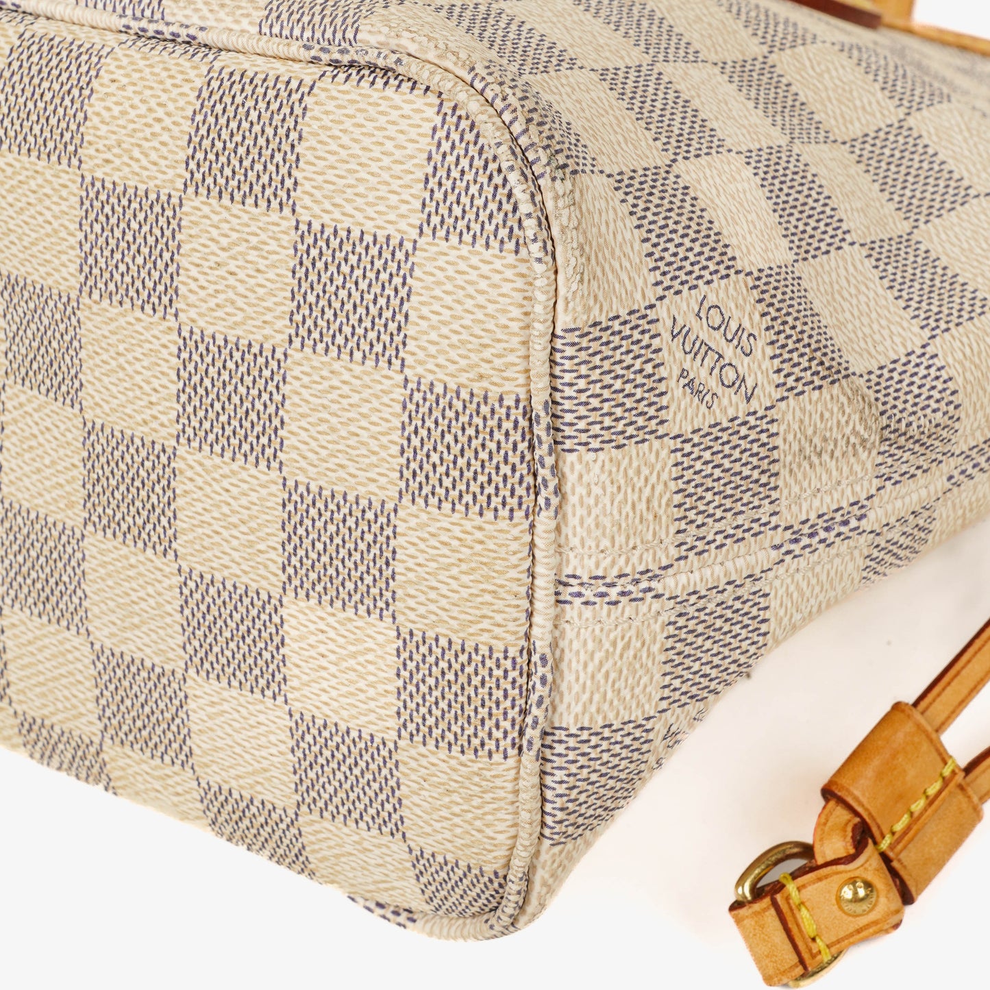 Louis Vuitton Neverfull PM Damier Azur Canvas Tote Bag