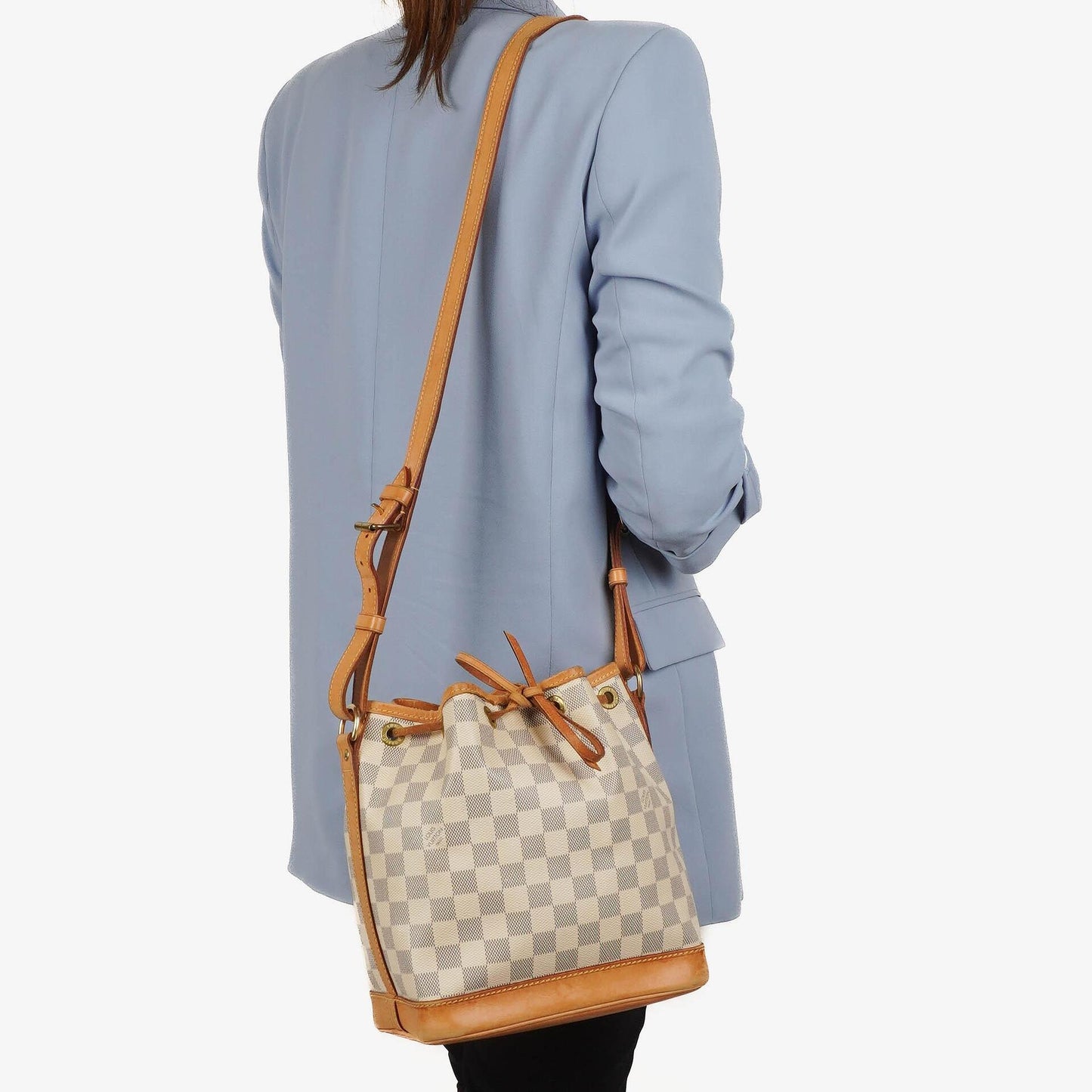 Louis Vuitton Noe BB Damier Azur Shoulder Bag