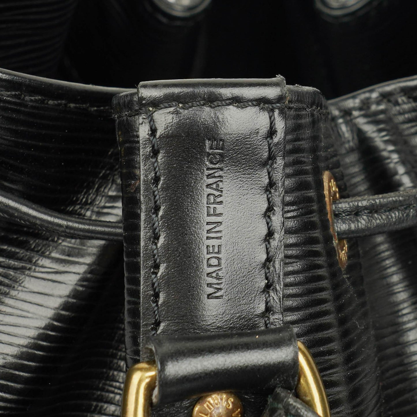 Louis Vuitton Noe GM Black EPI Leather Shoulder Bag