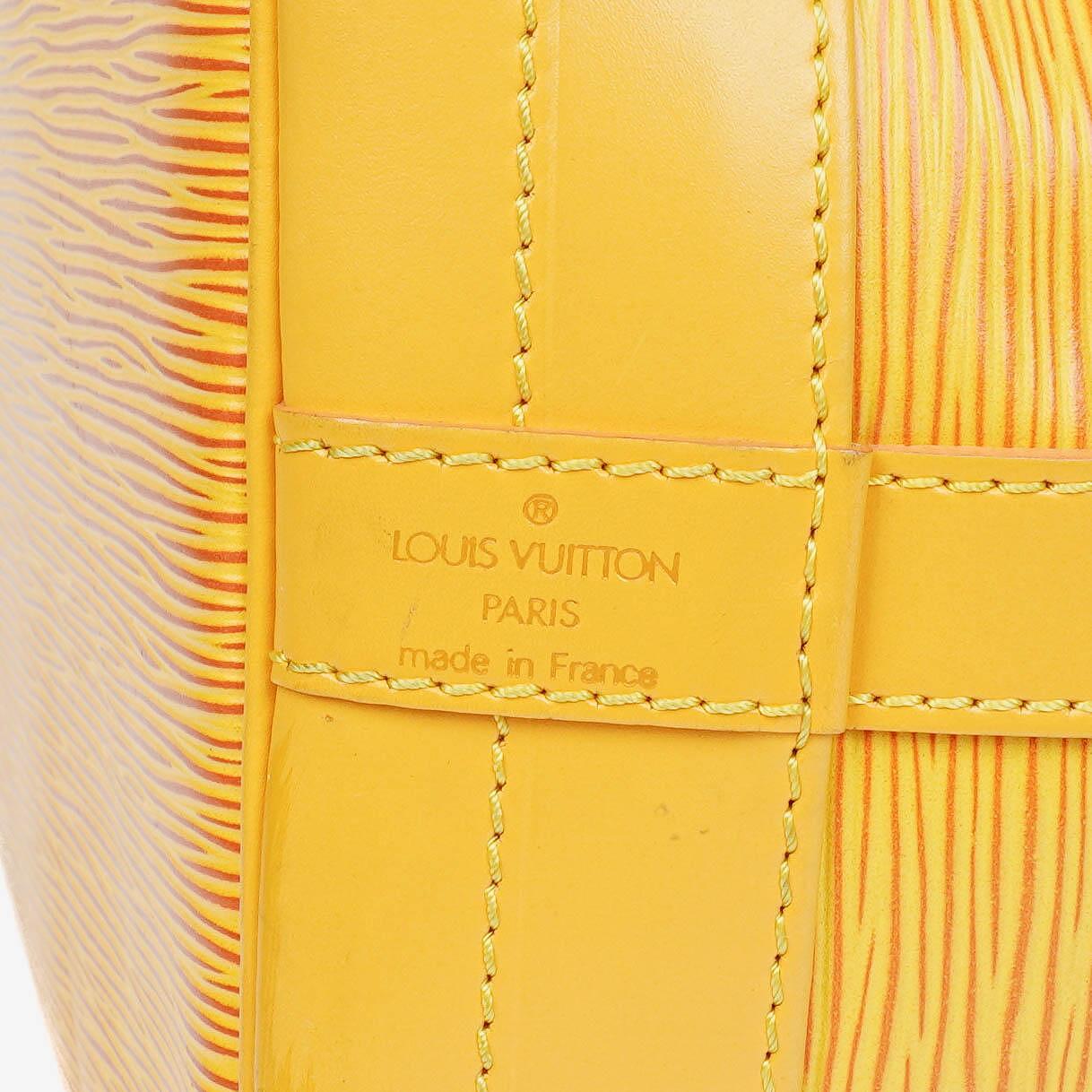 Louis Vuitton Noe GM Yellow EPI Leather Shoulder Bag