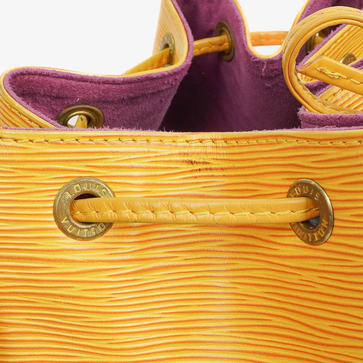 Louis Vuitton Noe GM Yellow EPI Leather Shoulder Bag
