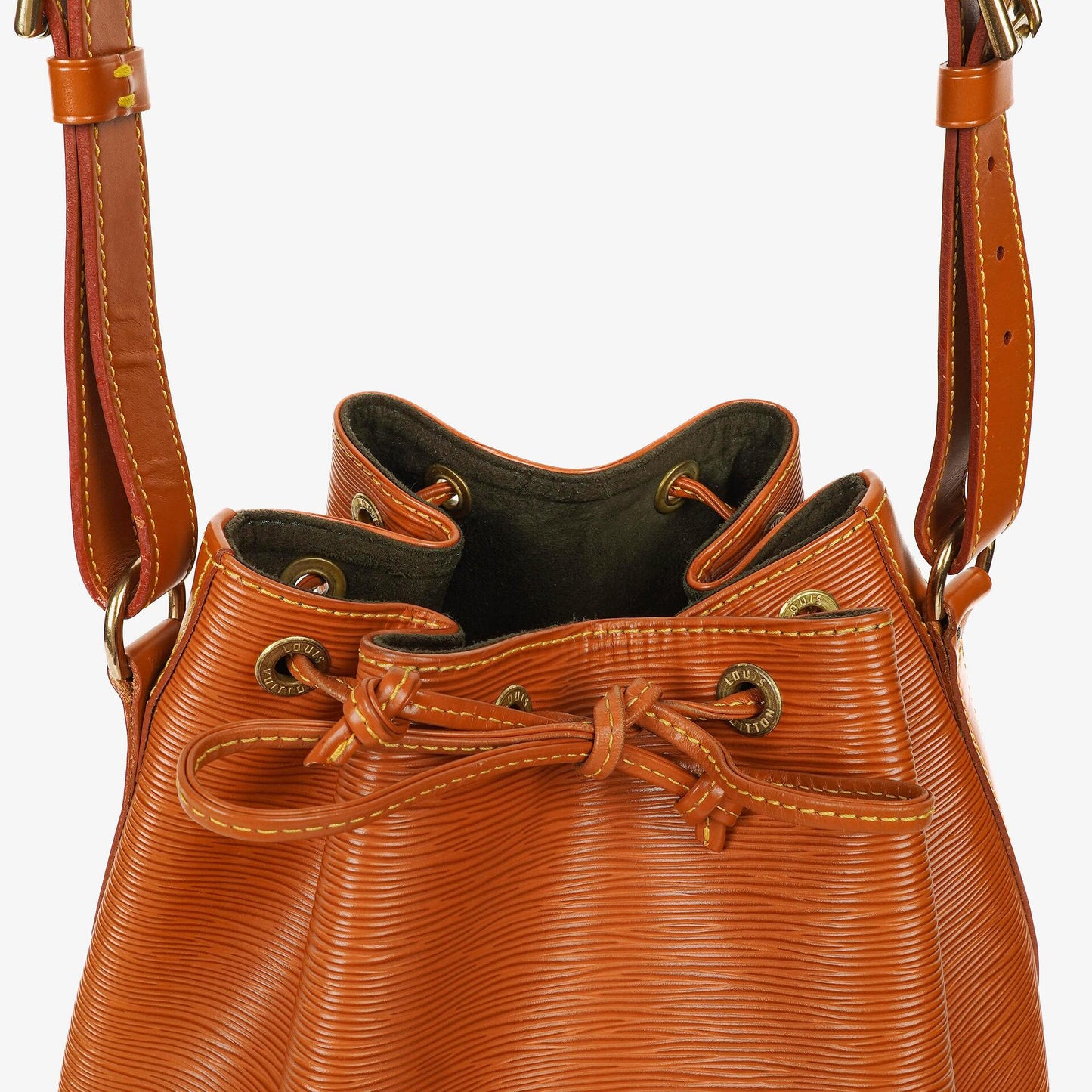 Louis Vuitton Noe Grande Brown EPI Leather Shoulder Bag
