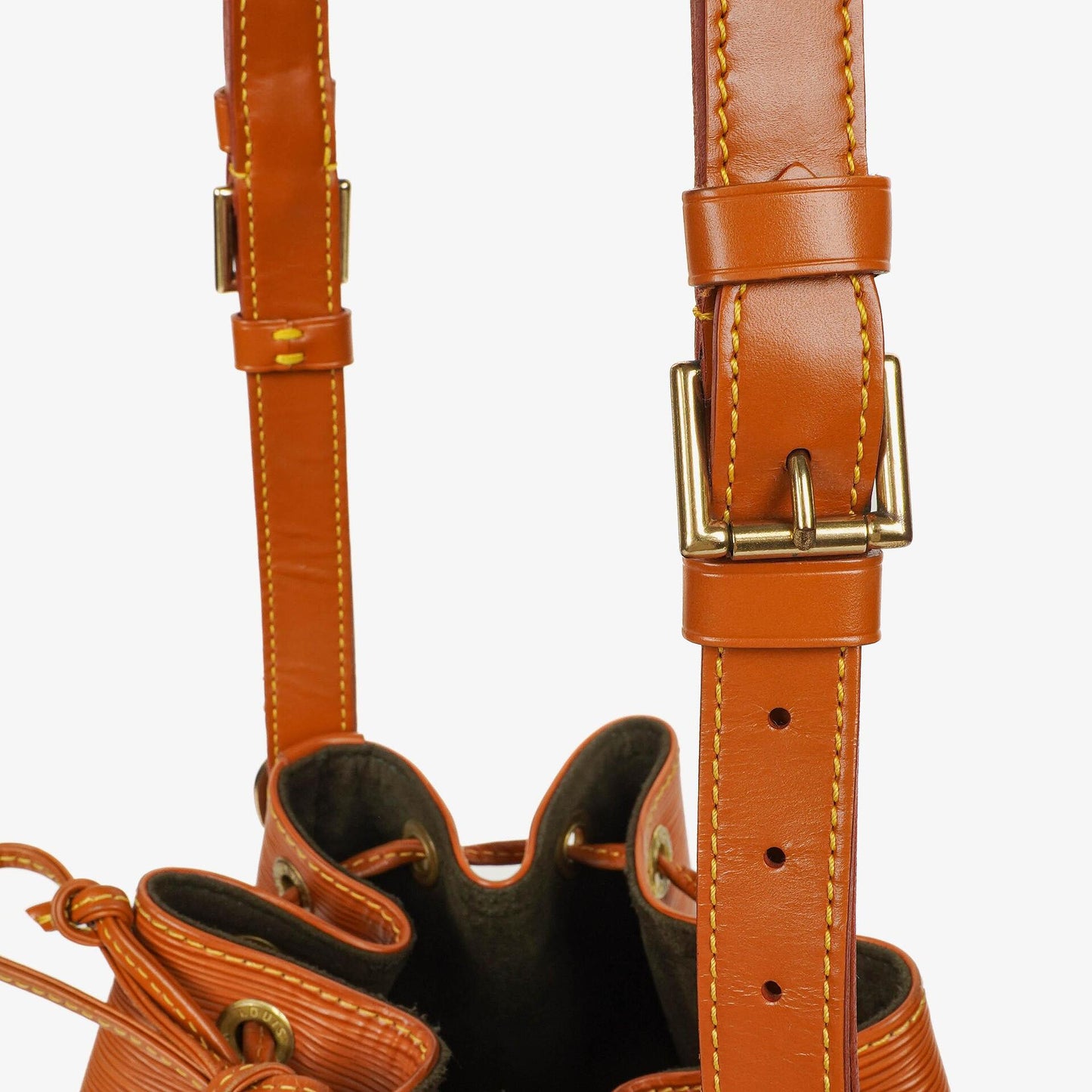 Louis Vuitton Noe Grande Brown EPI Leather Shoulder Bag