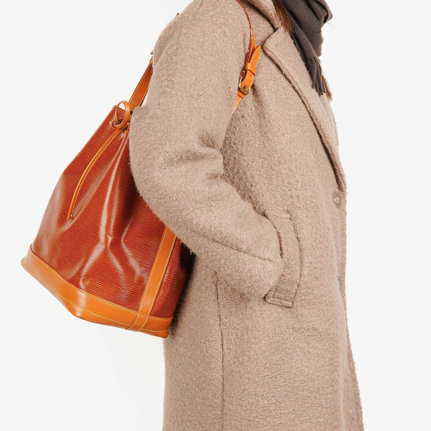 Louis Vuitton Noe Grande GM Bi-Colour Epi Leather Shoulder Bag