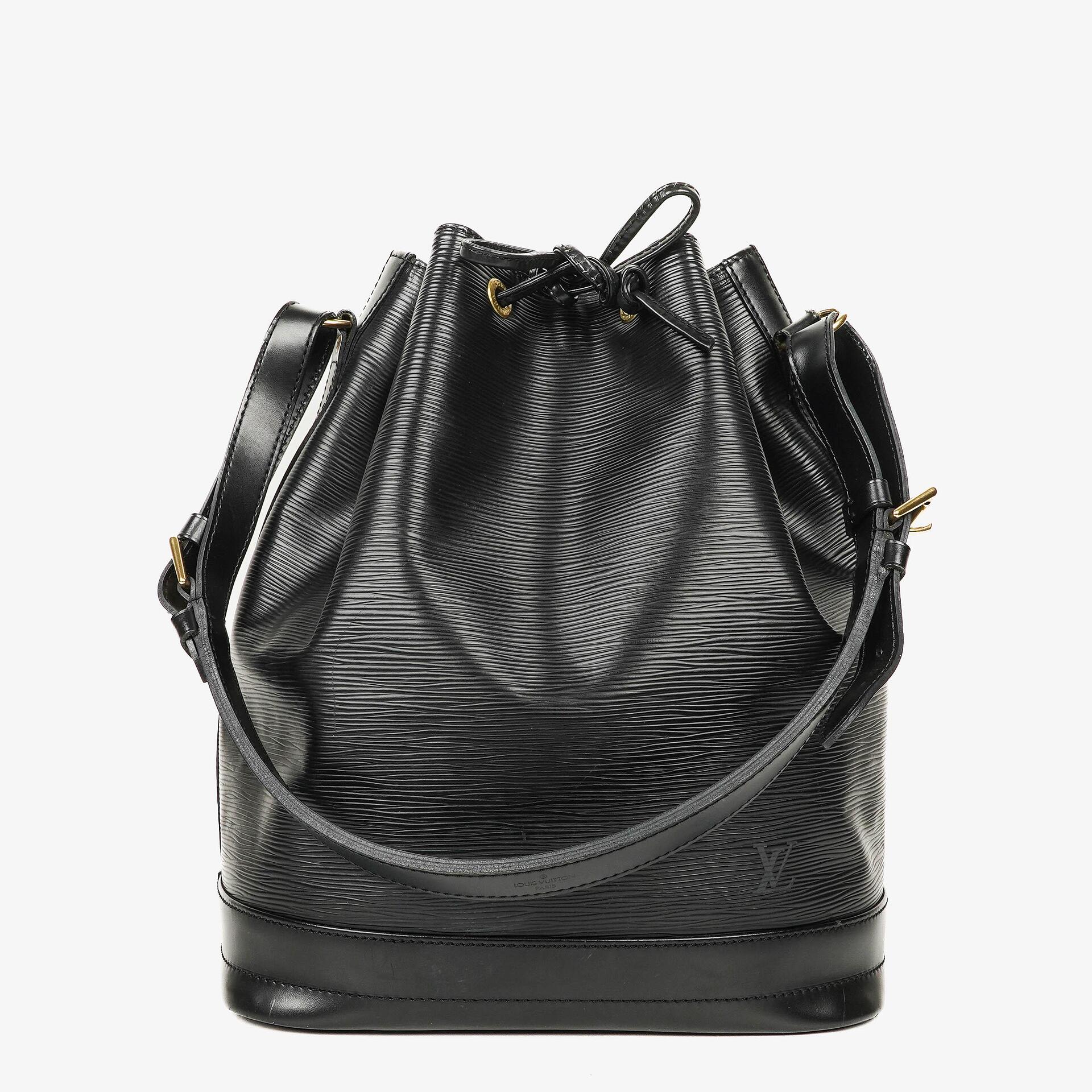Louis Vuitton Noe Grande GM Black Epi Leather Shoulder Bag
