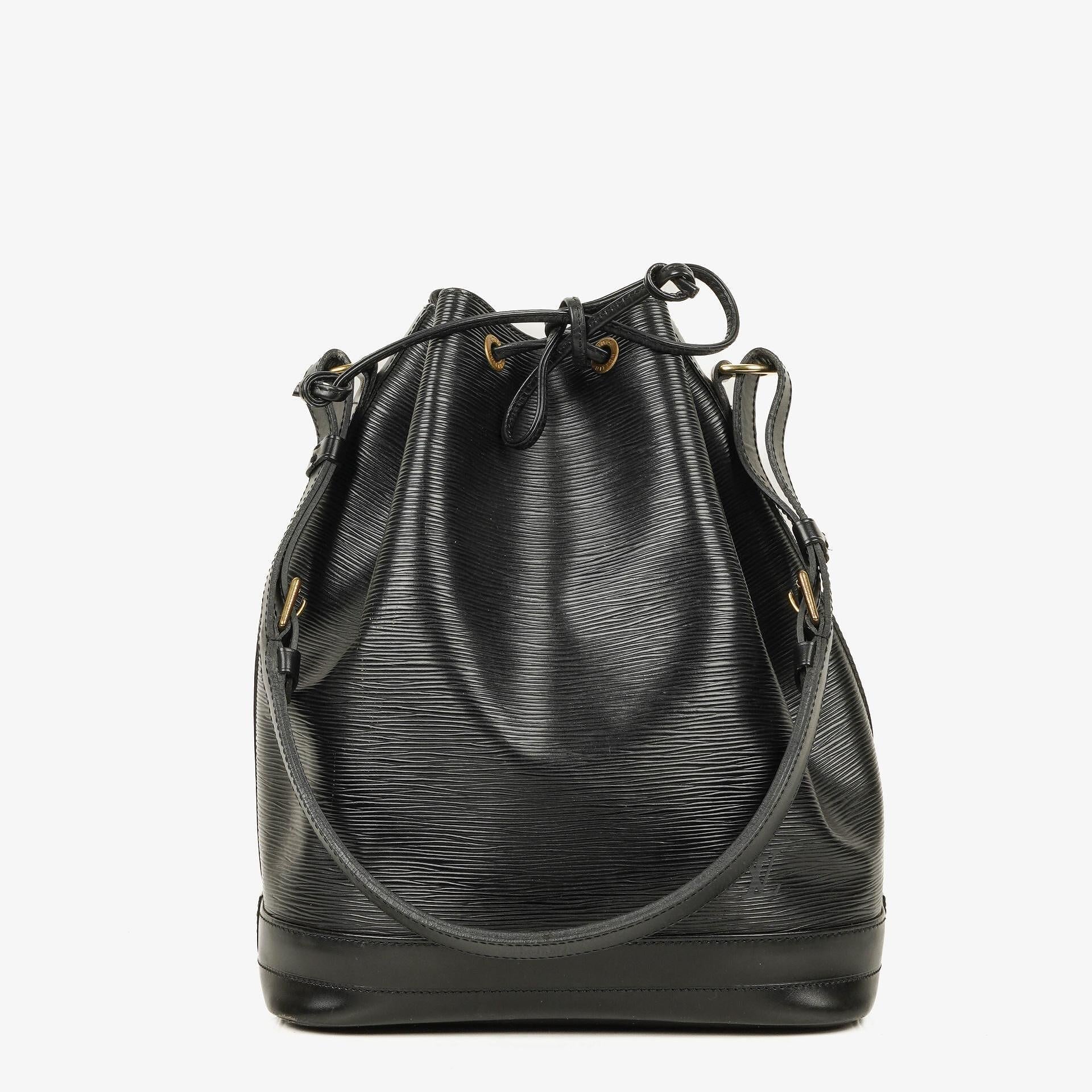 Louis Vuitton Noe Grande GM Black Epi Leather Shoulder Bag