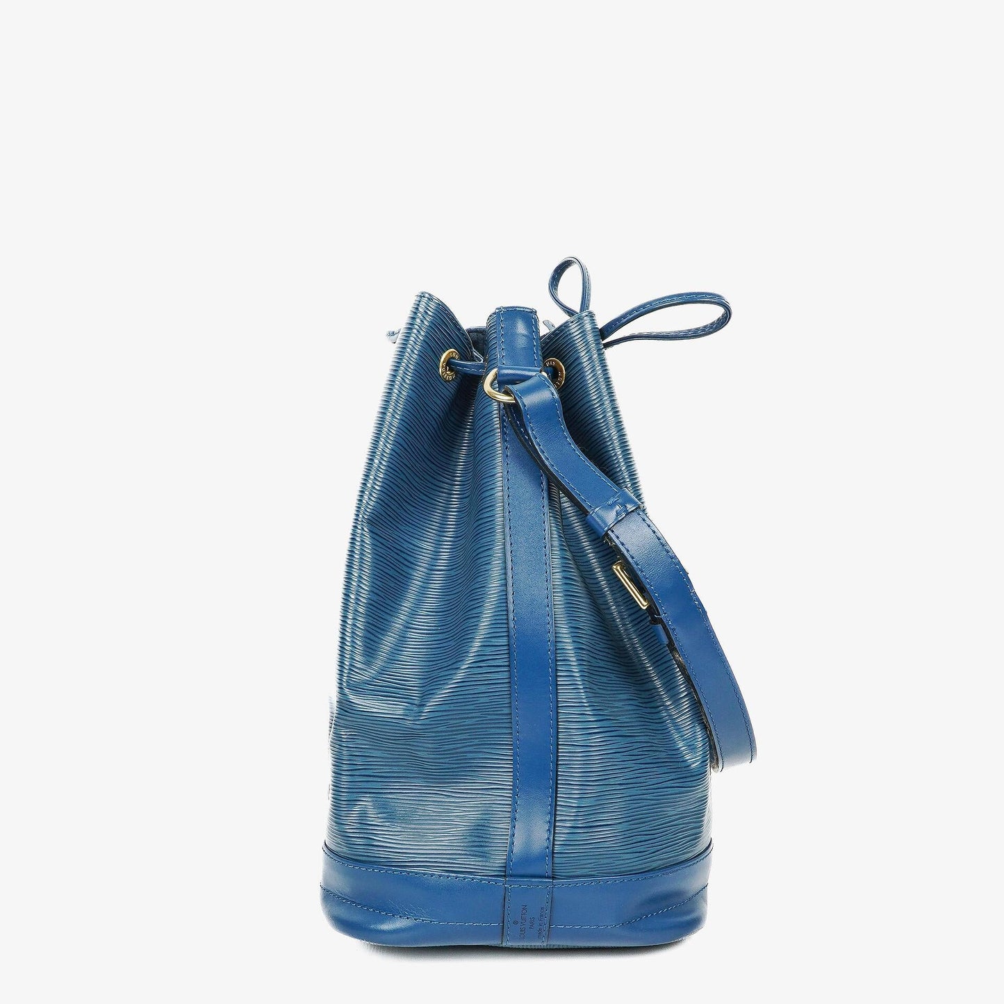 Louis Vuitton Noe Grande GM Blue EPI Leather Shoulder Bag