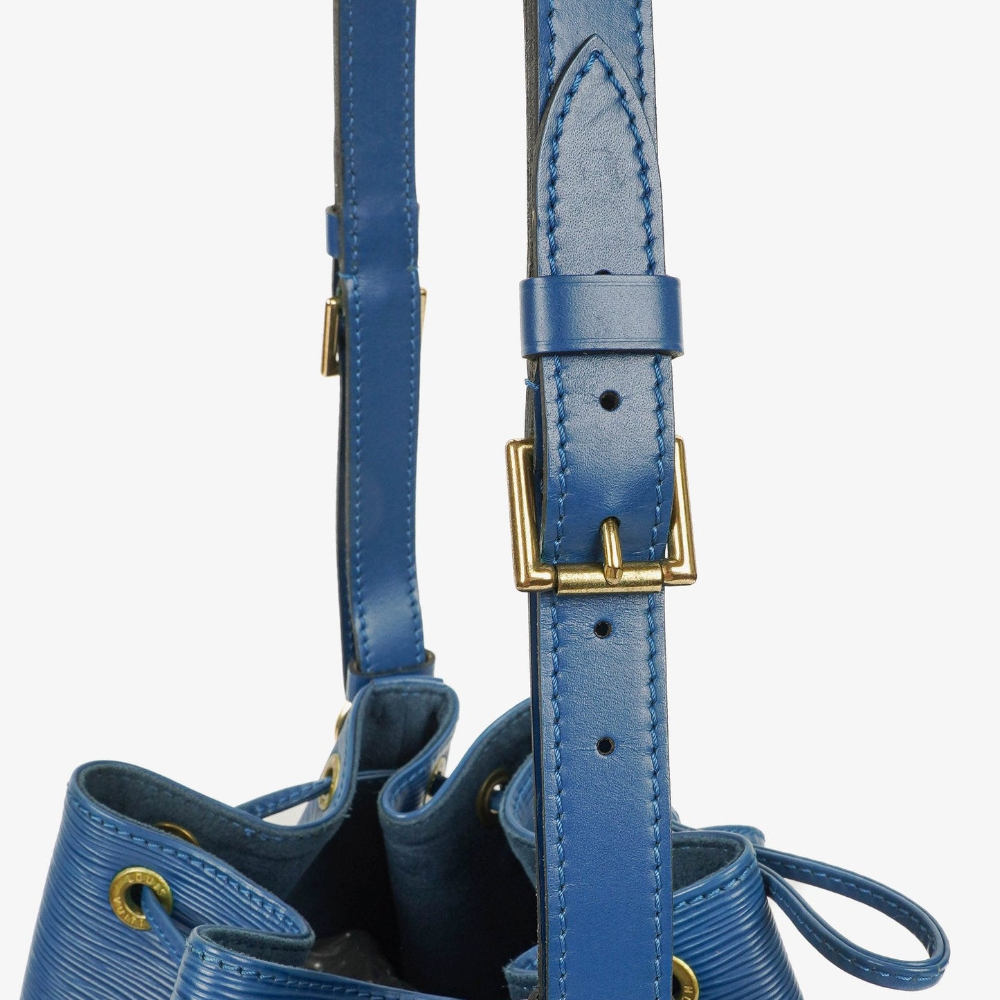 Louis Vuitton Noe Grande GM Blue EPI Leather Shoulder Bag