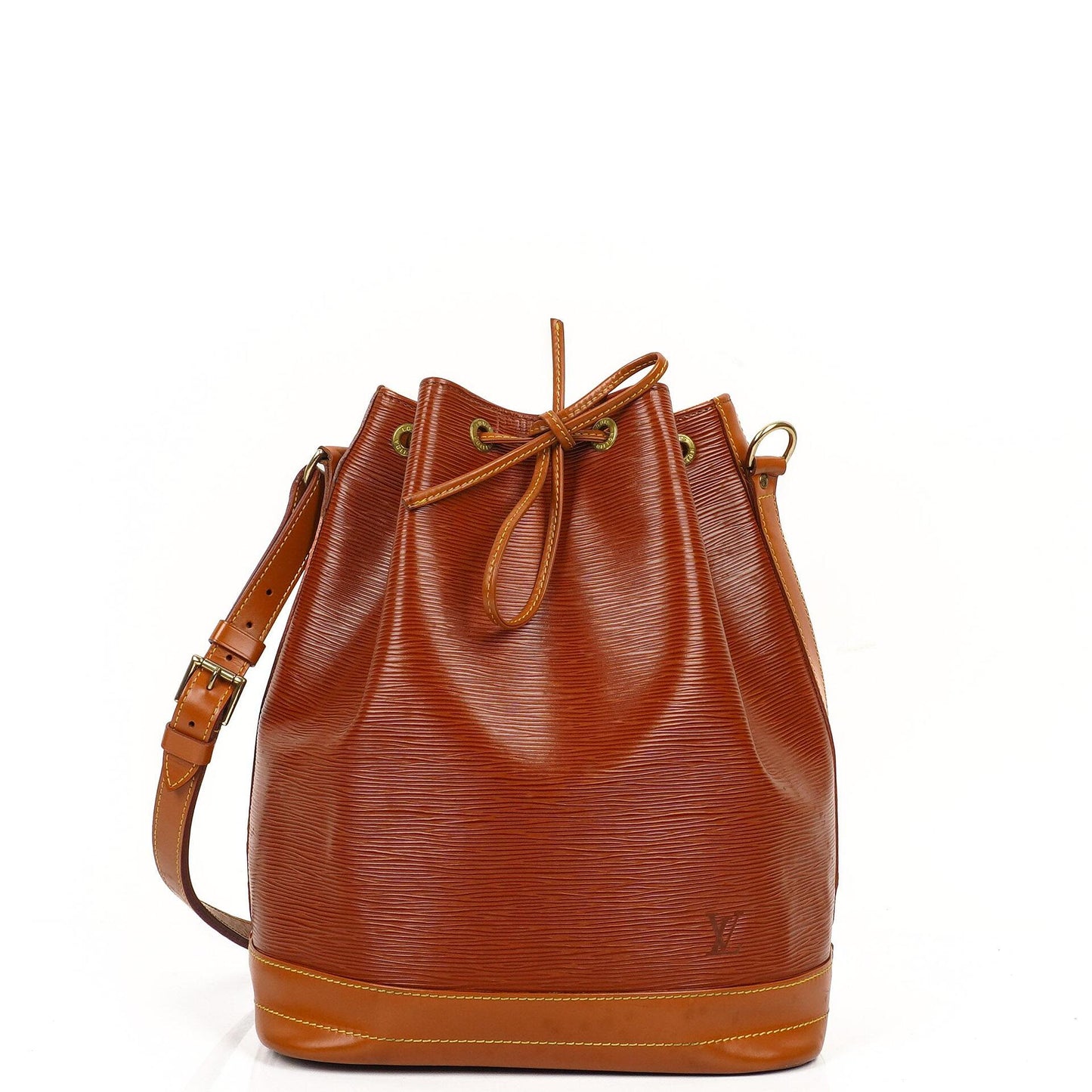 Louis Vuitton Noe Grande GM Brown EPI Leather Shoulder Bag