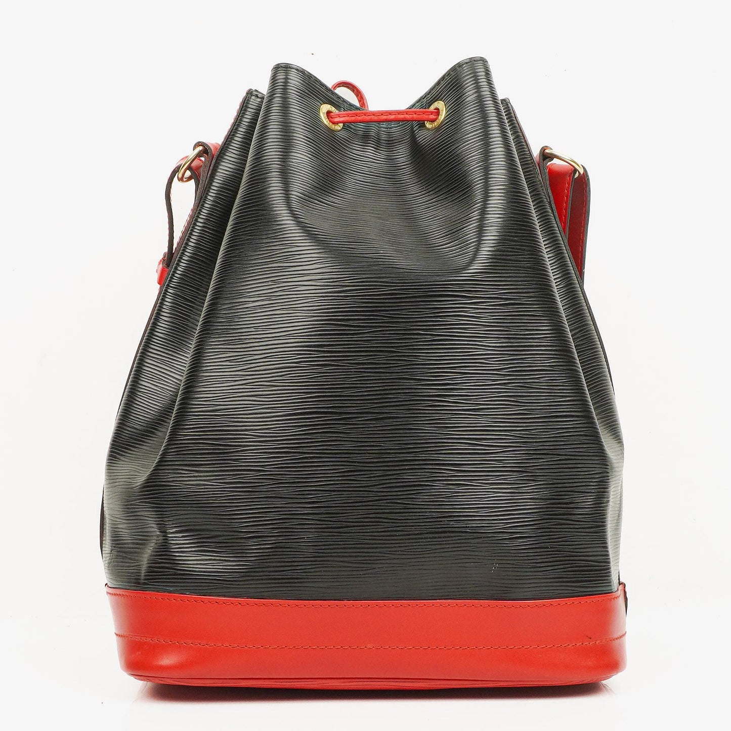 Louis Vuitton Noe Grande GM Bslck And Red EPI Leather Shoulder Bag
