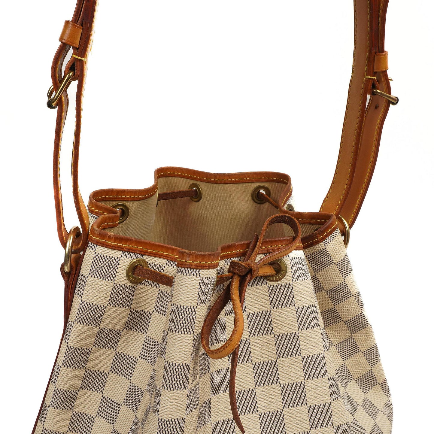Louis Vuitton Noé Grande GM Damier Azur Canvas Shoulder Bag