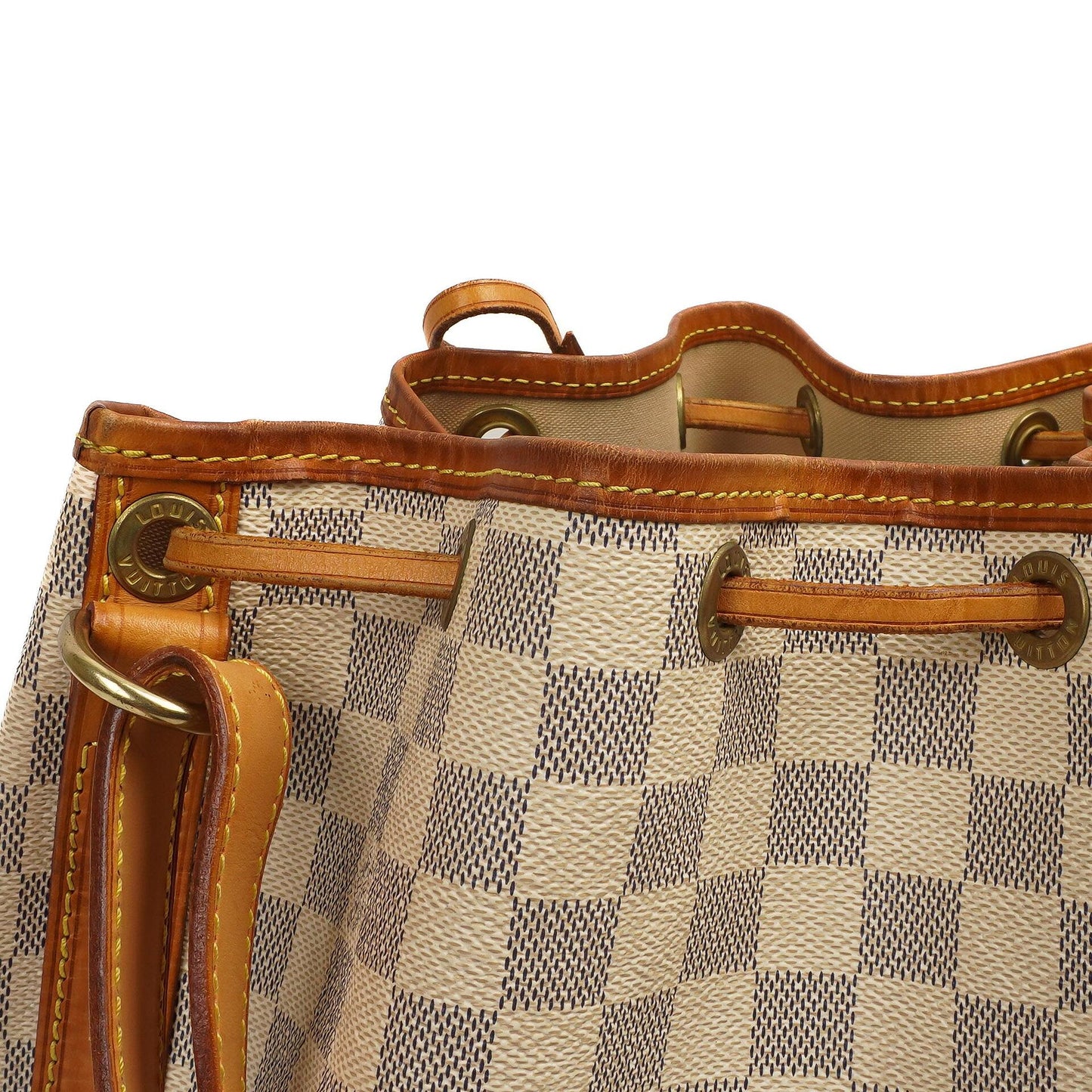 Louis Vuitton Noé Grande GM Damier Azur Canvas Shoulder Bag