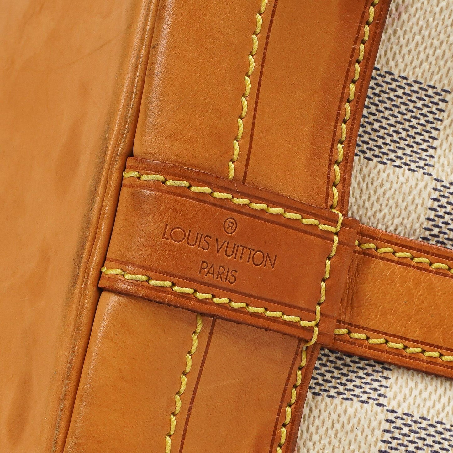 Louis Vuitton Noé Grande GM Damier Azur Canvas Shoulder Bag