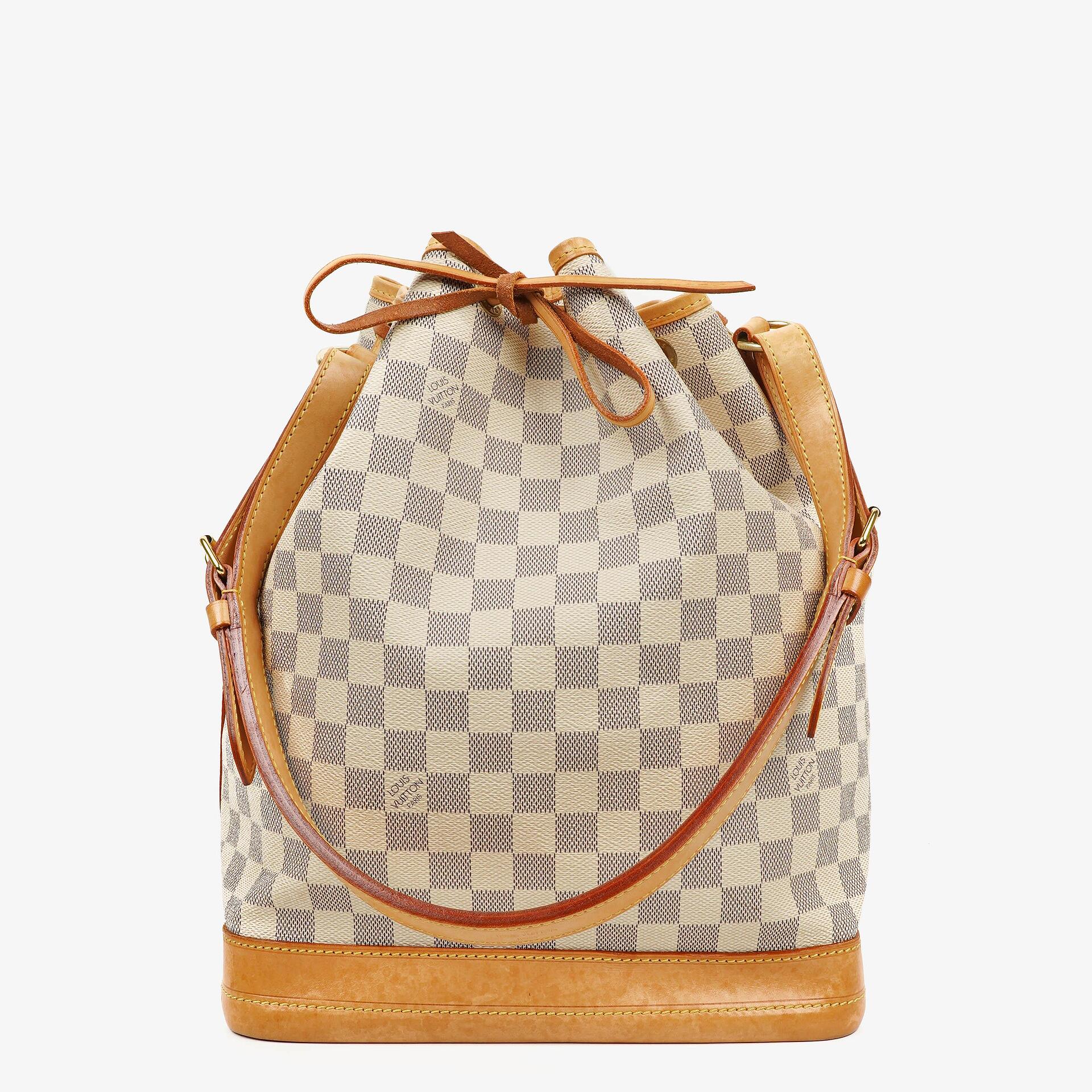 Louis Vuitton Noé Grande GM Damier Azur Canvas Shoulder Bag
